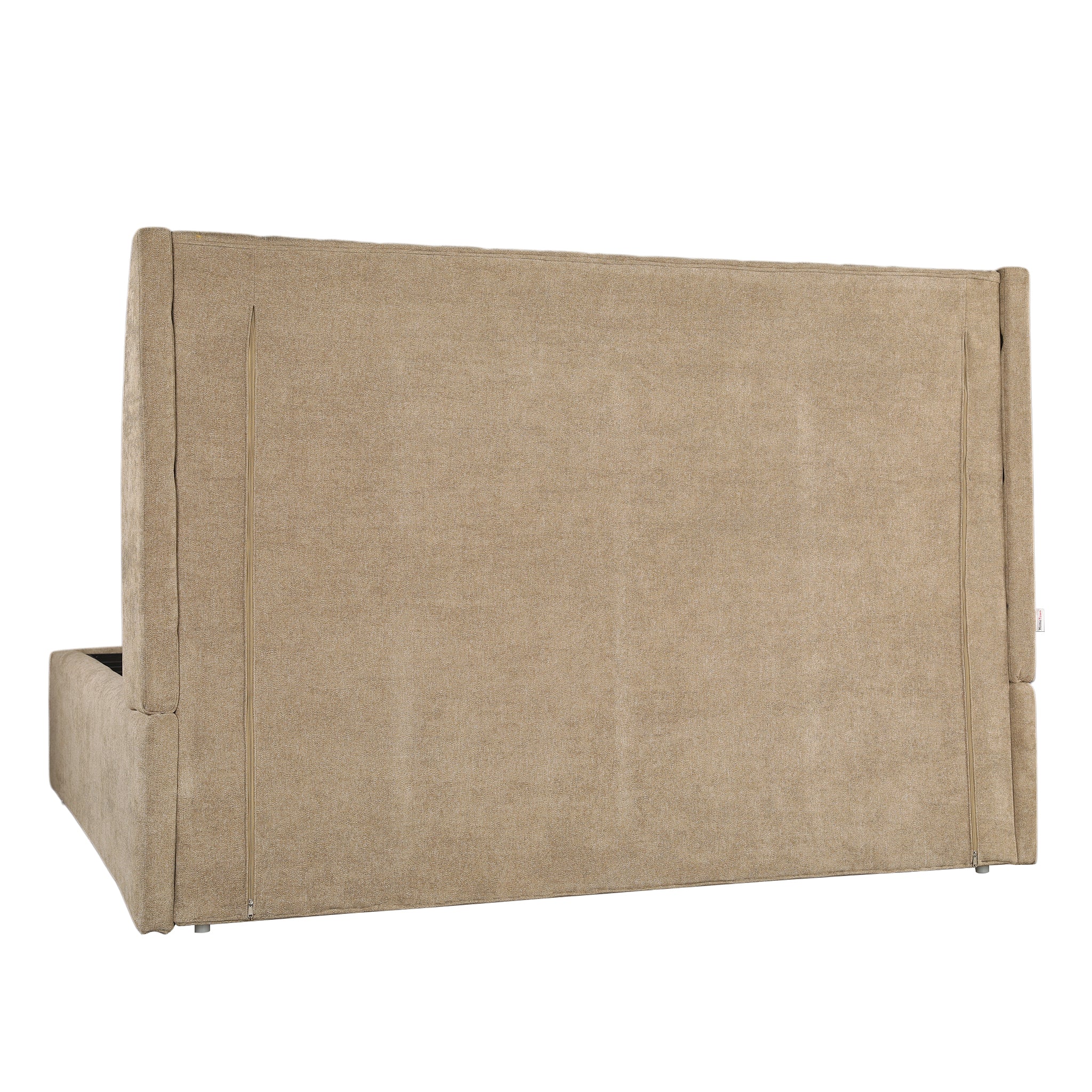 Celesto Upholstered Hydraulic Bed | King | Light Brown