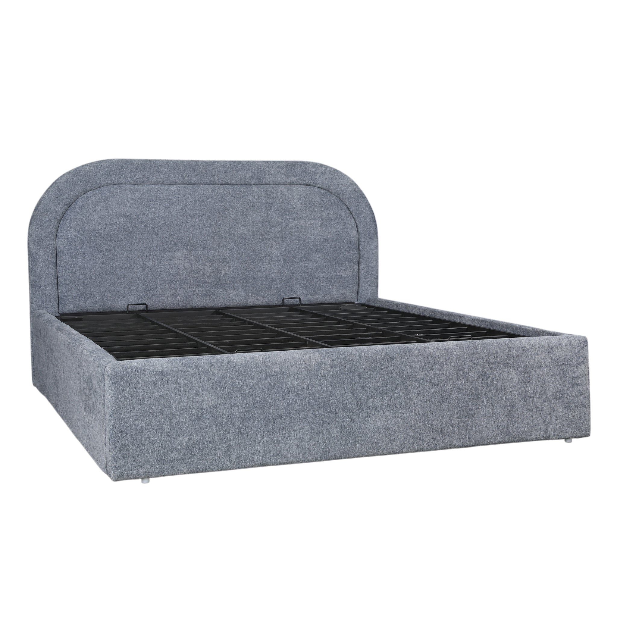 LUNARO UPHLSTR KING BED W/HYD STORAGE