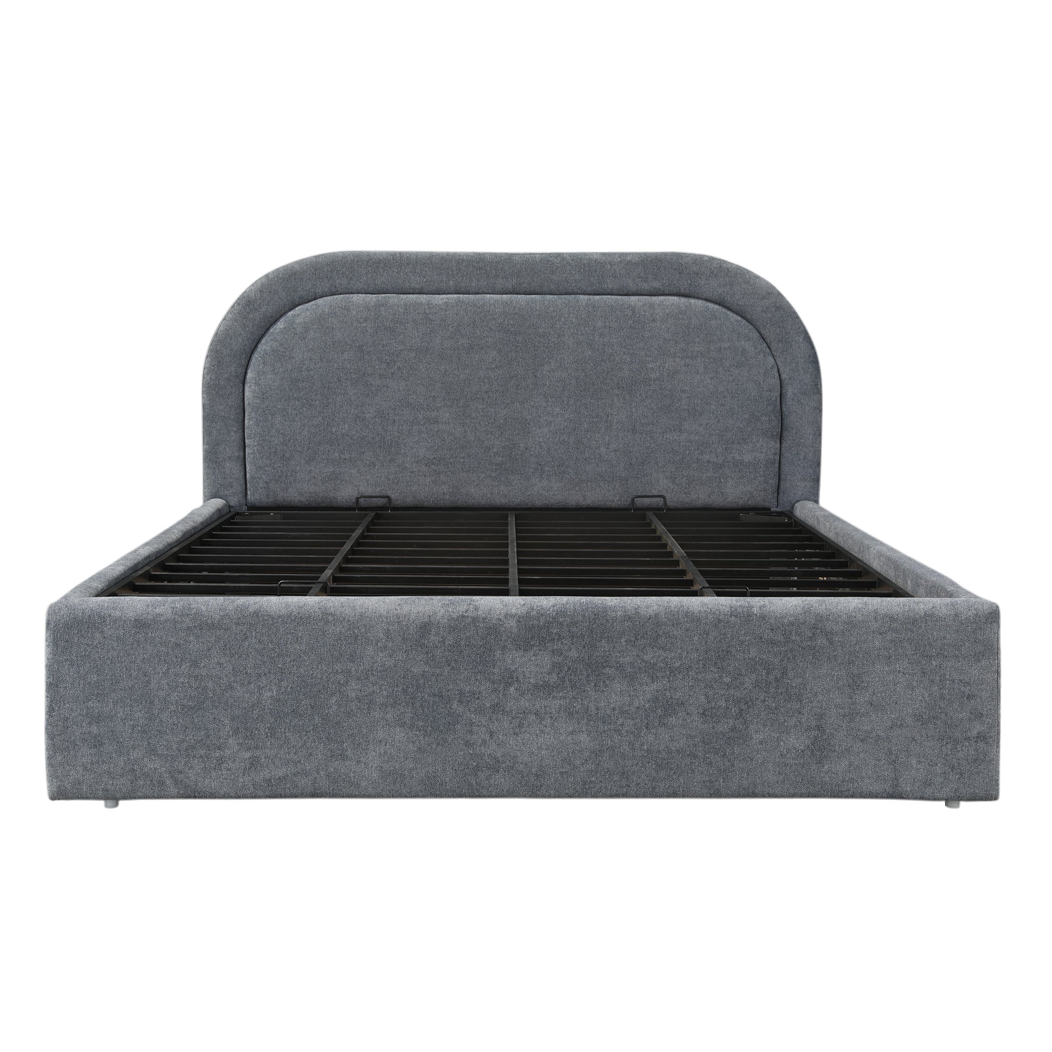 LUNARO UPHLSTR KING BED W/HYD STORAGE