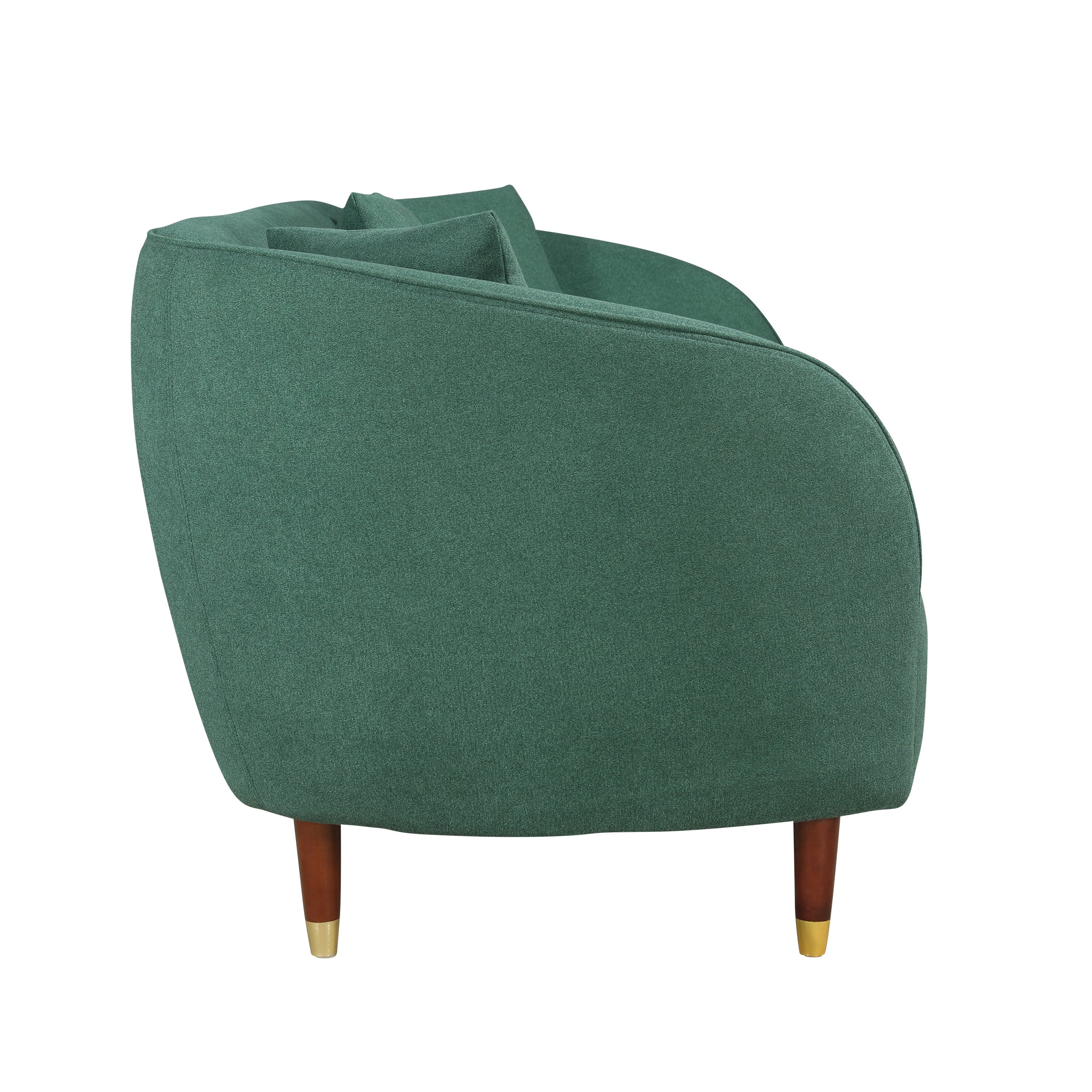 Faro Fabric 2 Seater Sofa Green