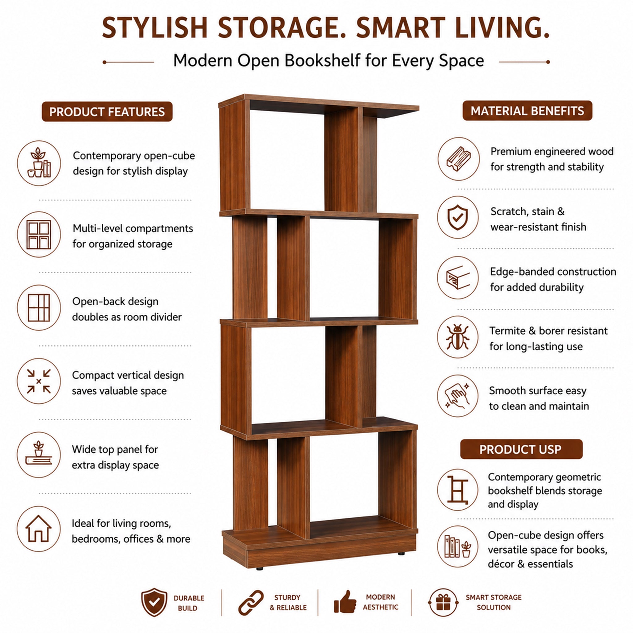 Velmont Bookshelf