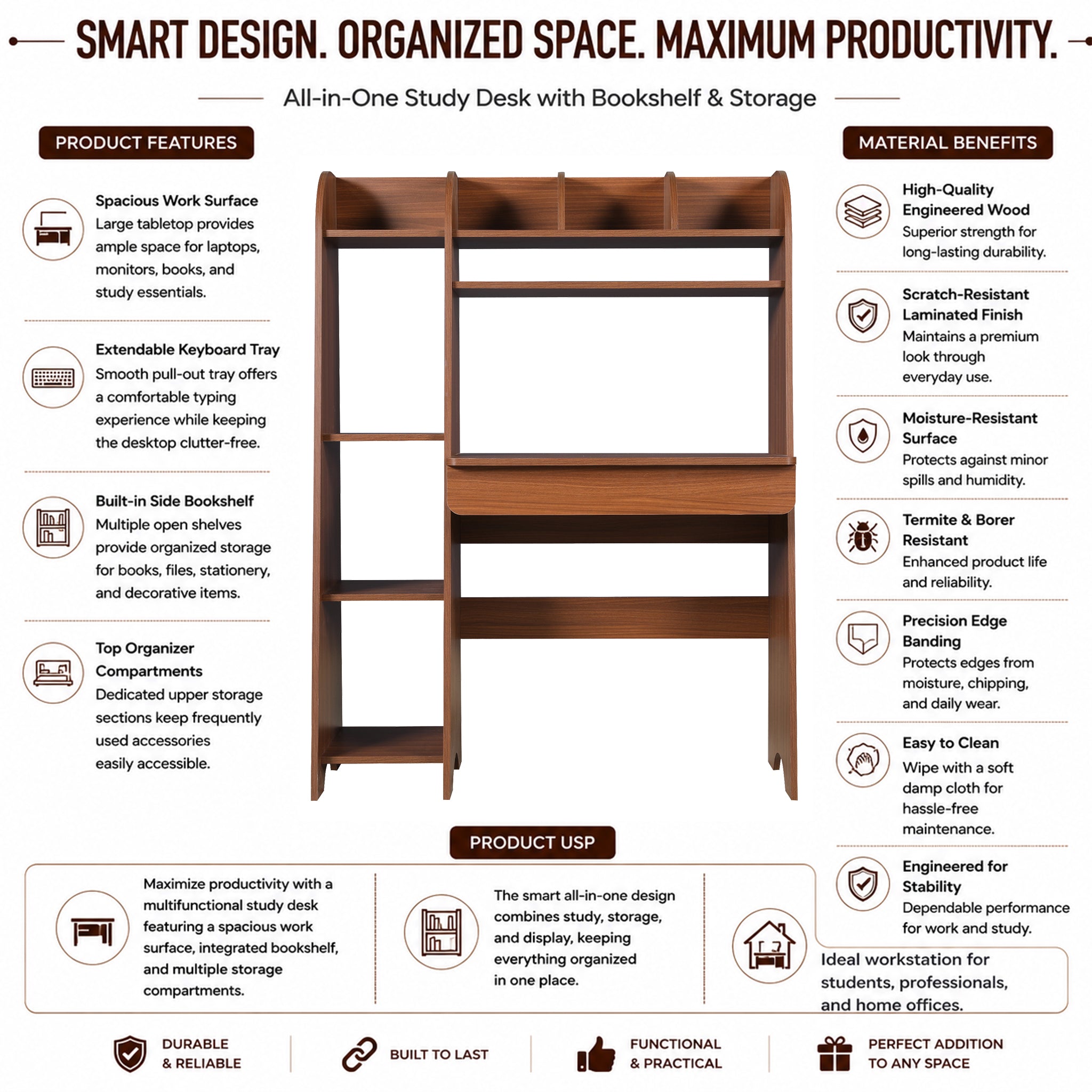 Eduvora Study Table