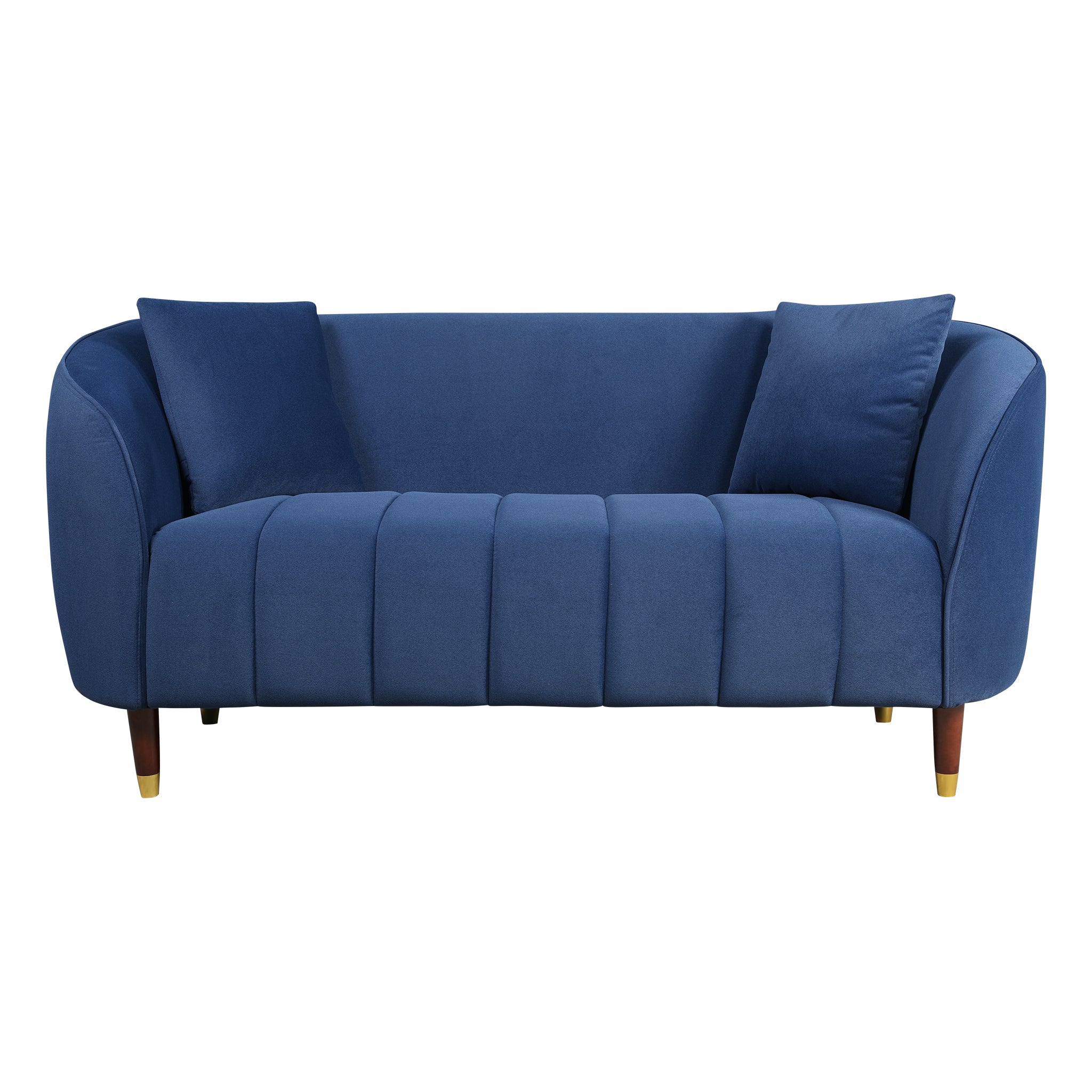 Faro Fabric 2 Seater Sofa Blue