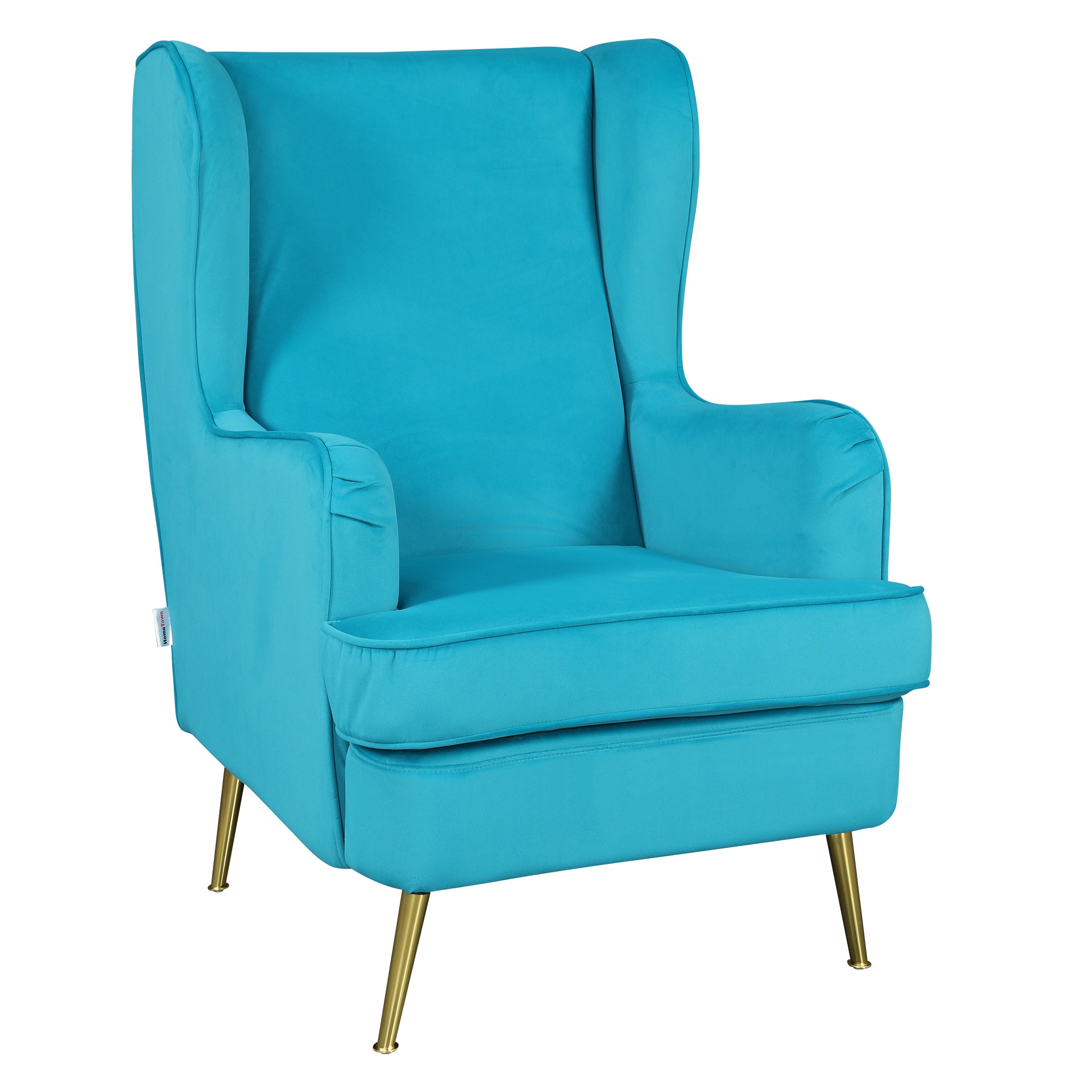 Charm Velvet Accent Chair in Sea Green