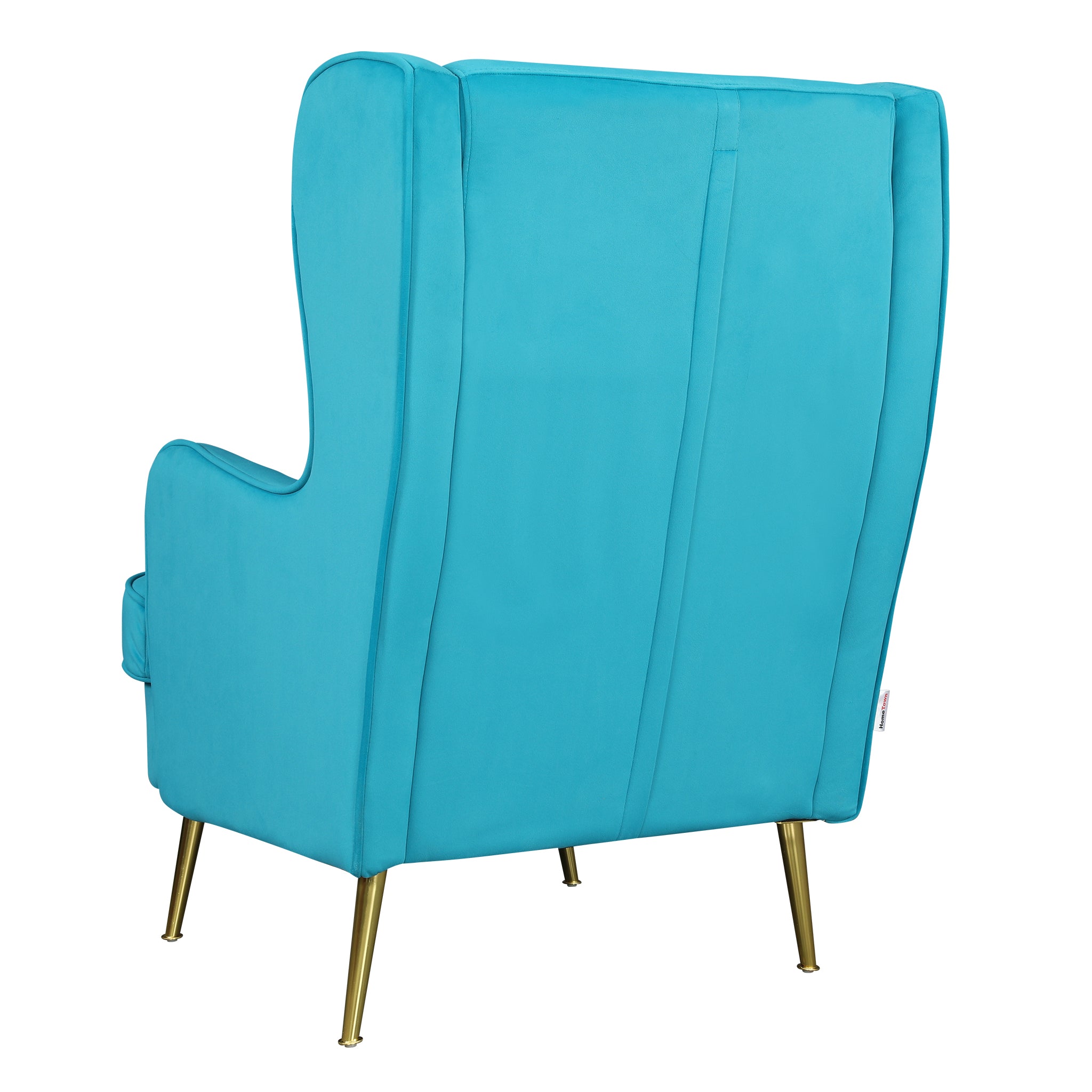 Charm Velvet Accent Chair in Sea Green