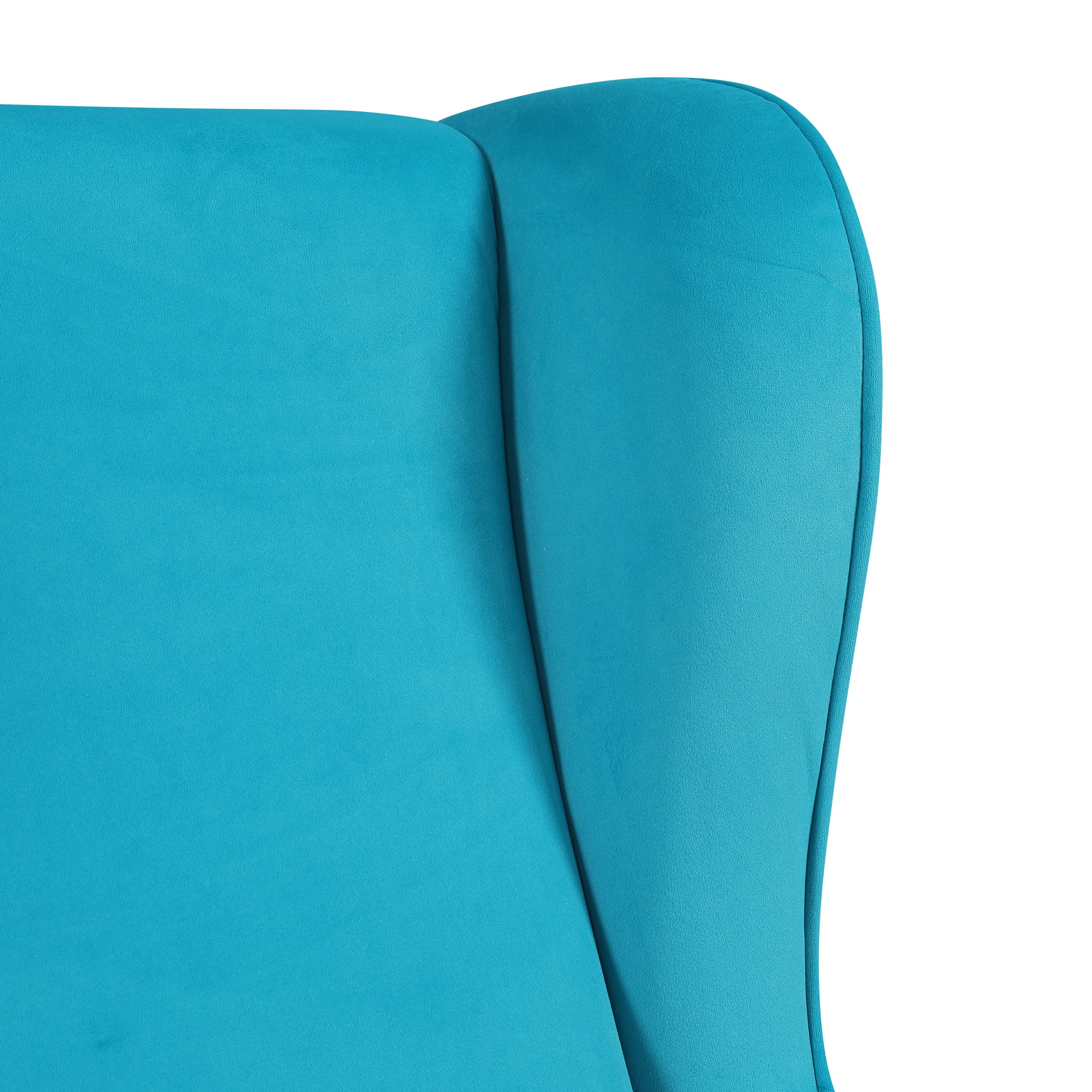 Charm Velvet Accent Chair in Sea Green