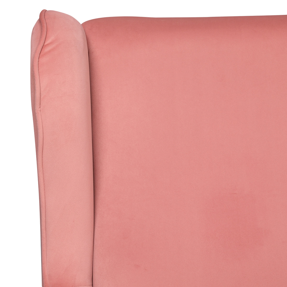 Charm Velvet Accent Chair in Blush Pink