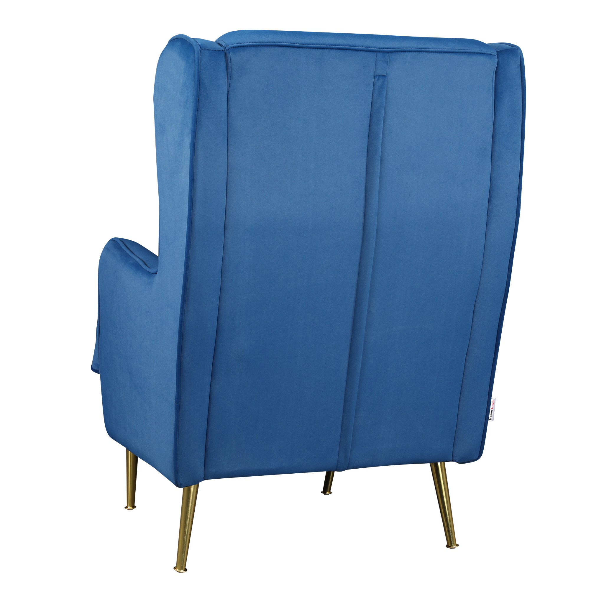 Charm Velvet Accent Chair in Royal Blue