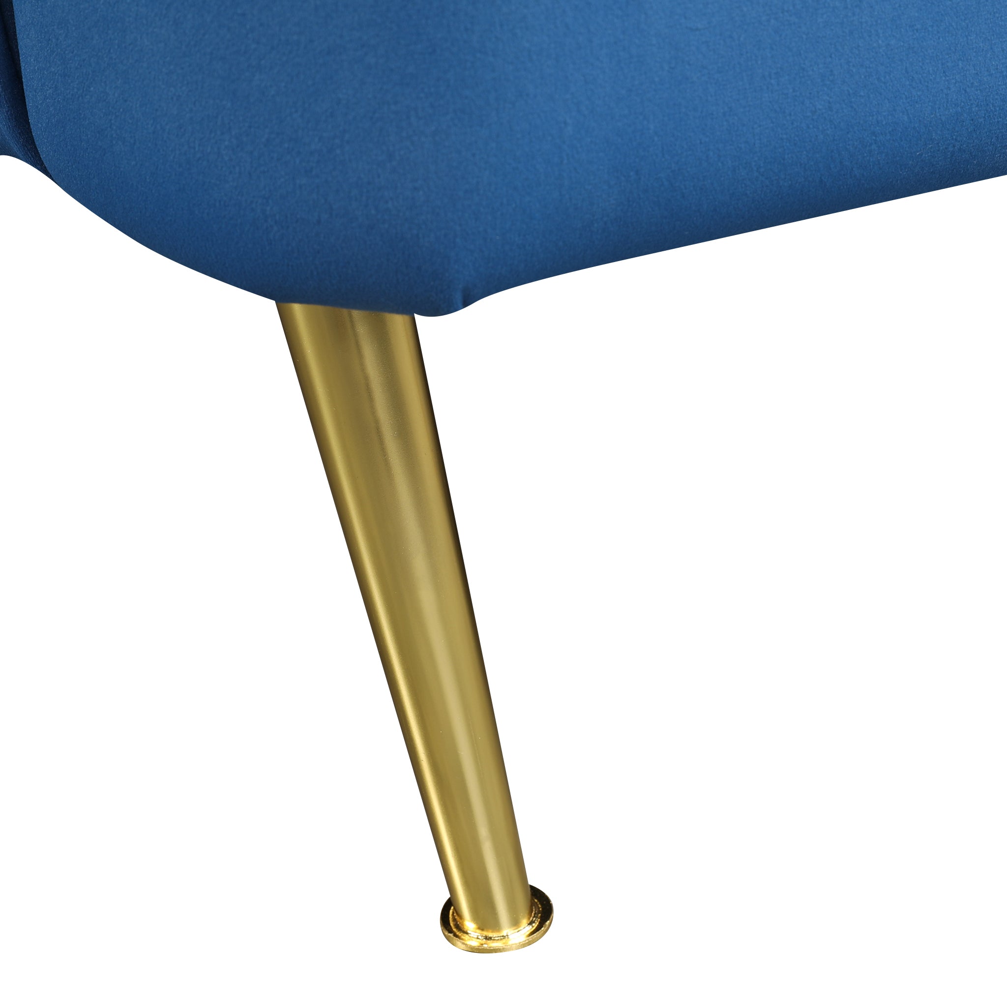 Charm Velvet Accent Chair in Royal Blue