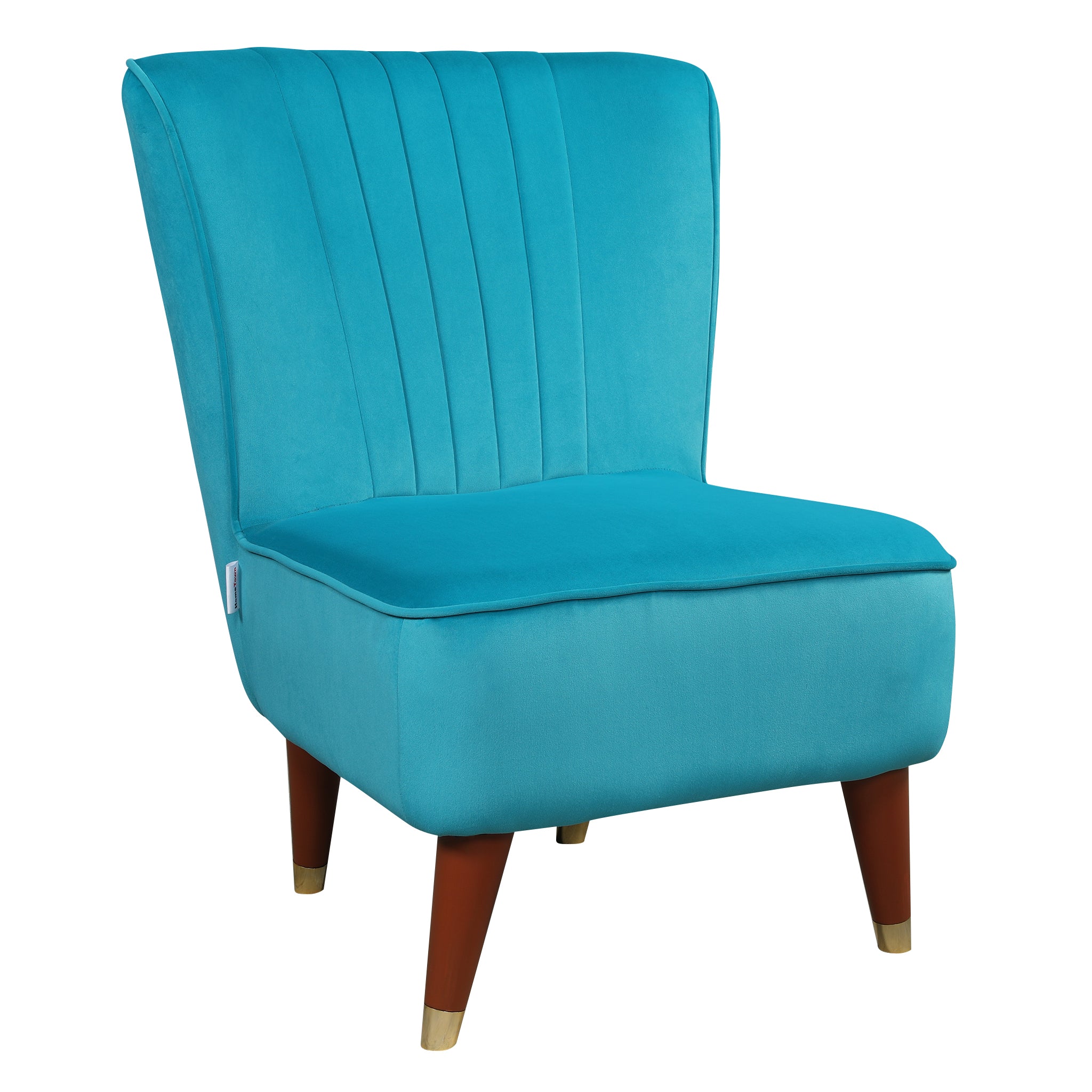 Jane Velvet Accent Chair in Sea Green