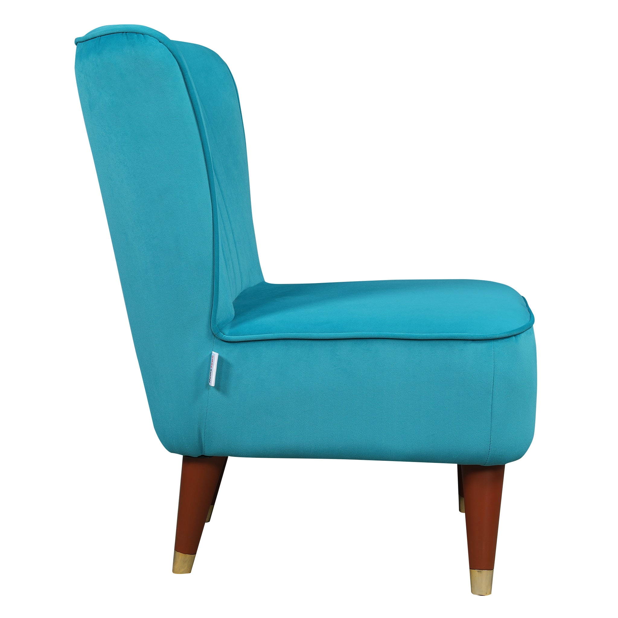 Jane Velvet Accent Chair in Sea Green