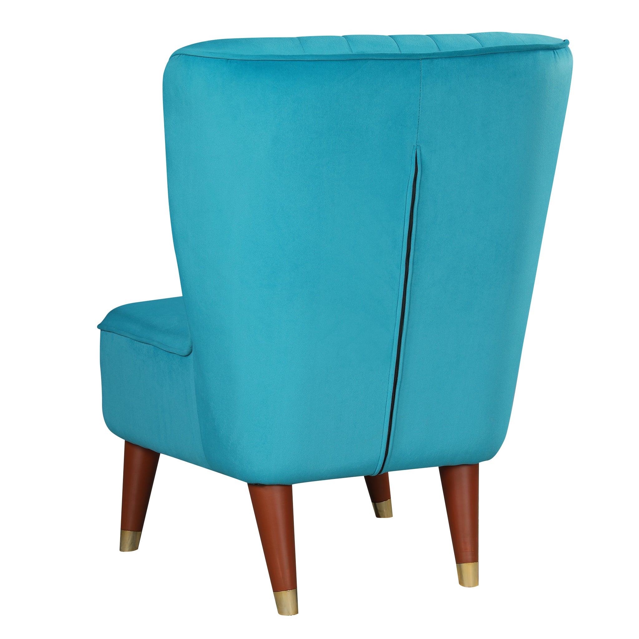 Jane Velvet Accent Chair in Sea Green