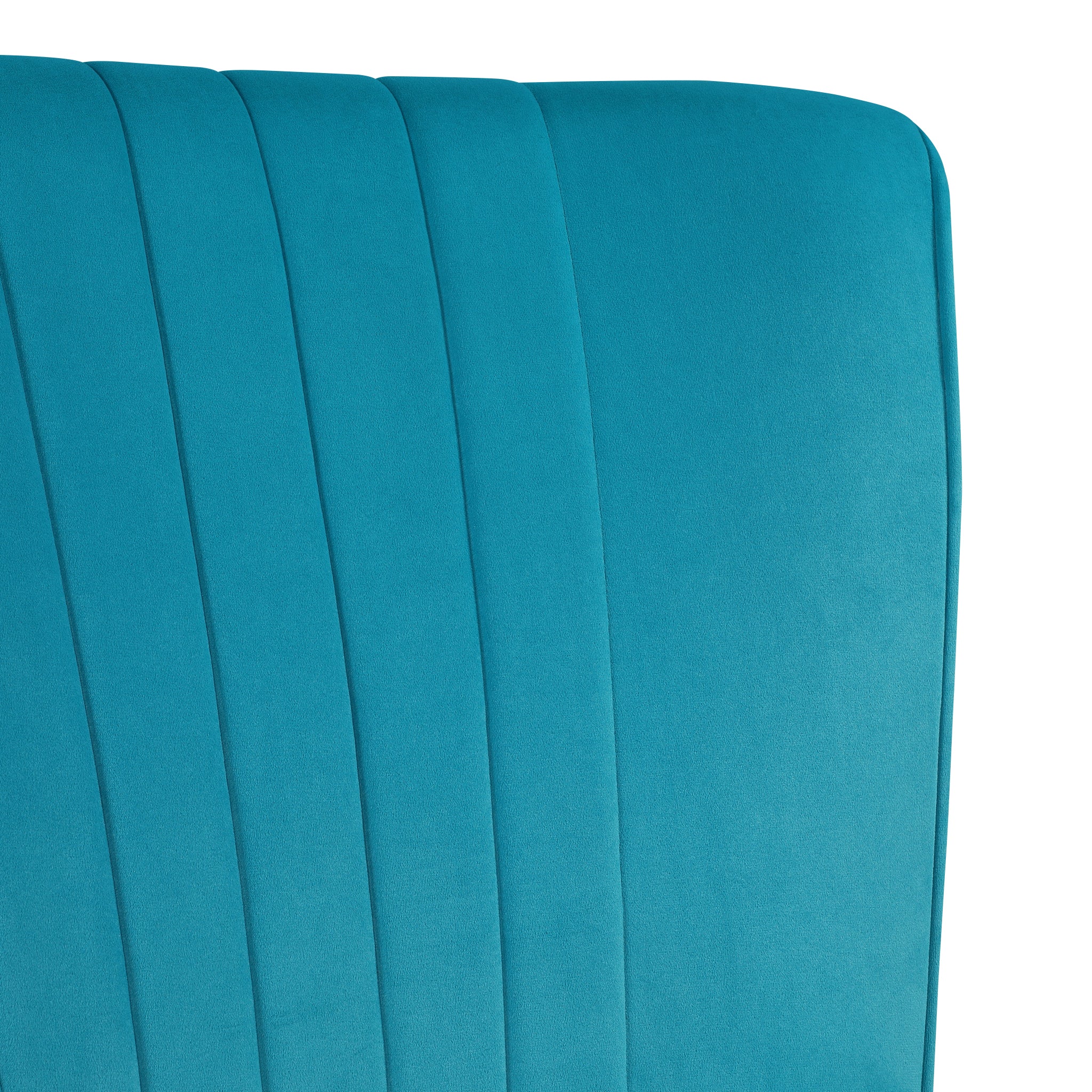Jane Velvet Accent Chair in Sea Green