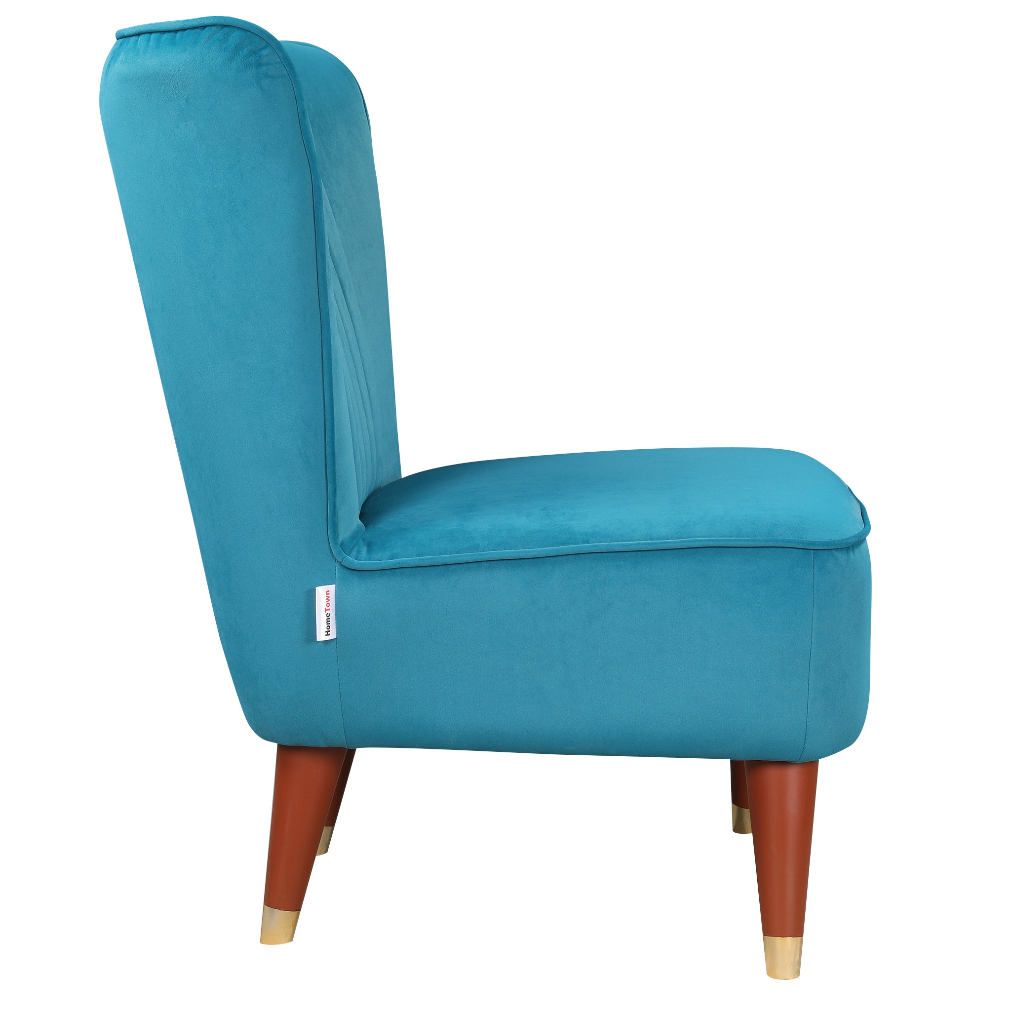 Jane Velvet Accent Chair in Teal