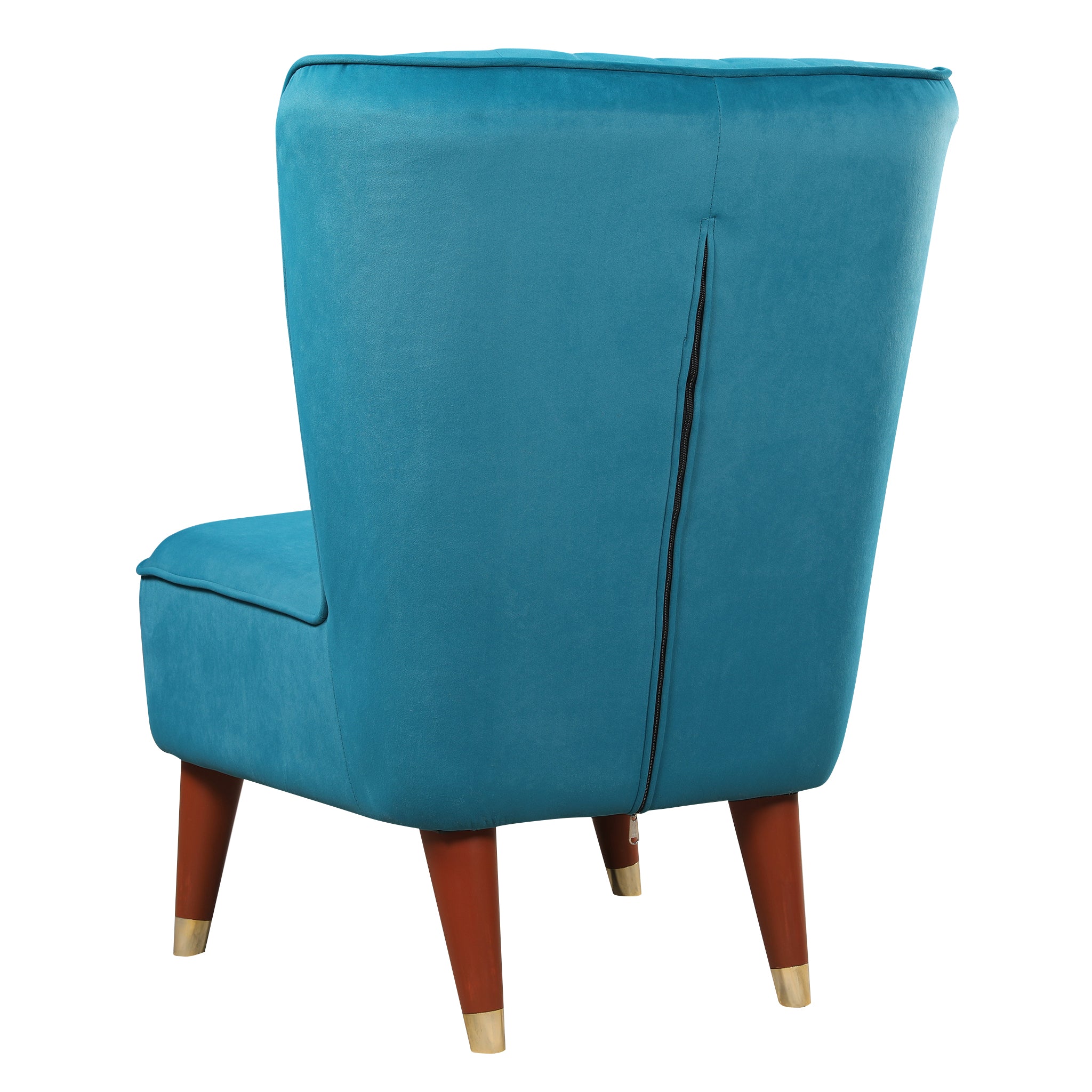 Jane Velvet Accent Chair in Teal