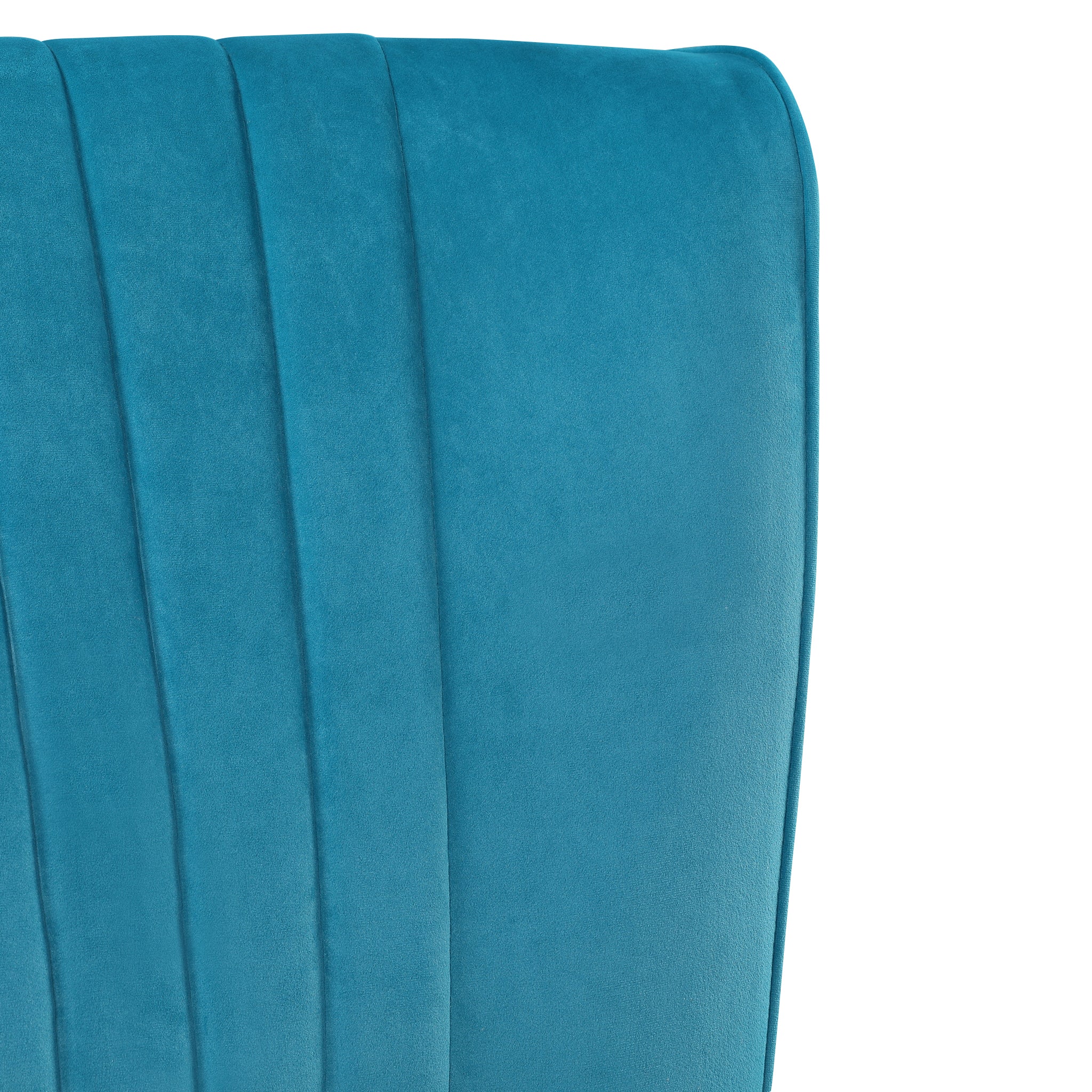 Jane Velvet Accent Chair in Teal