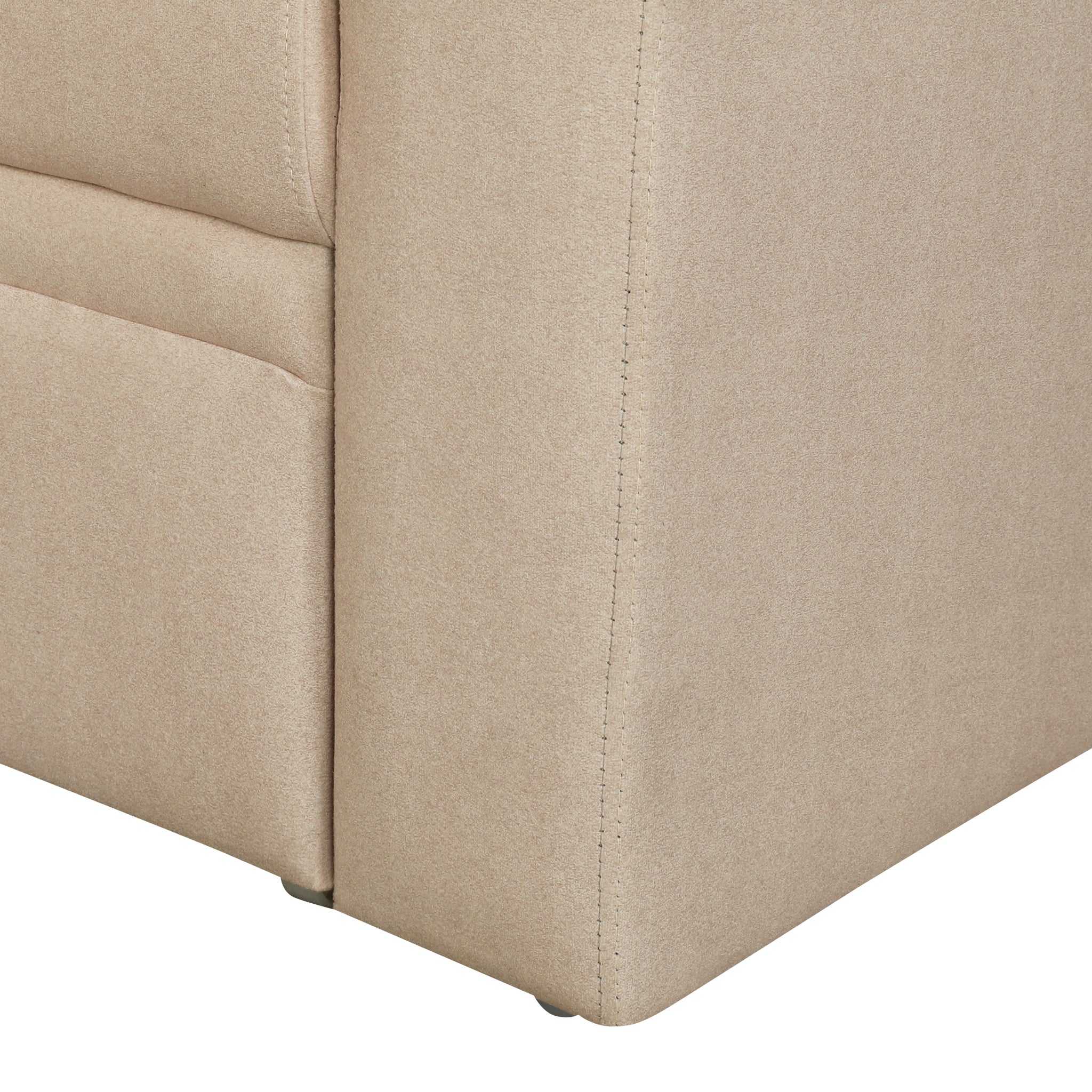 Elba Fabric Sofa Bed Beige Rh