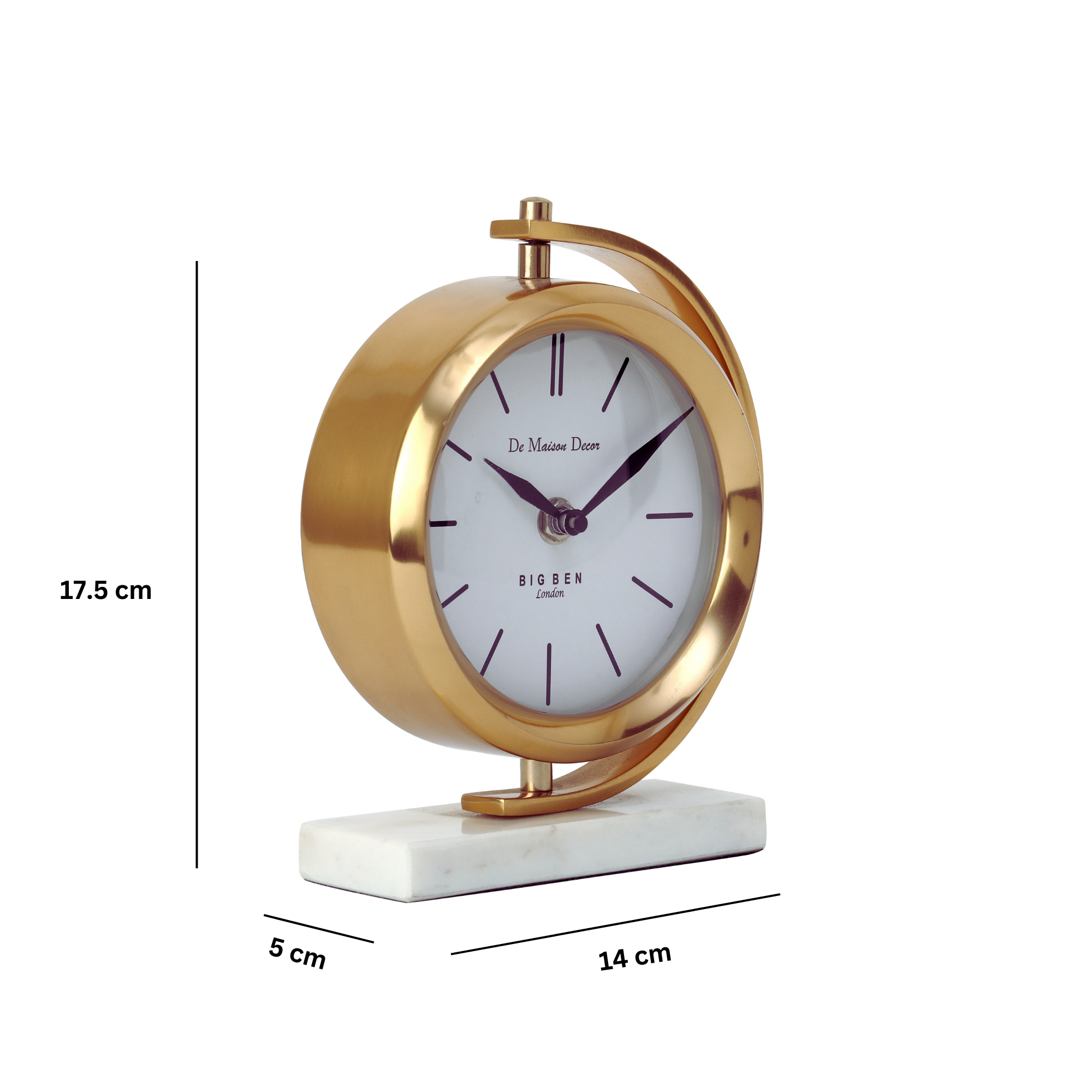 Marbellic Table Clock