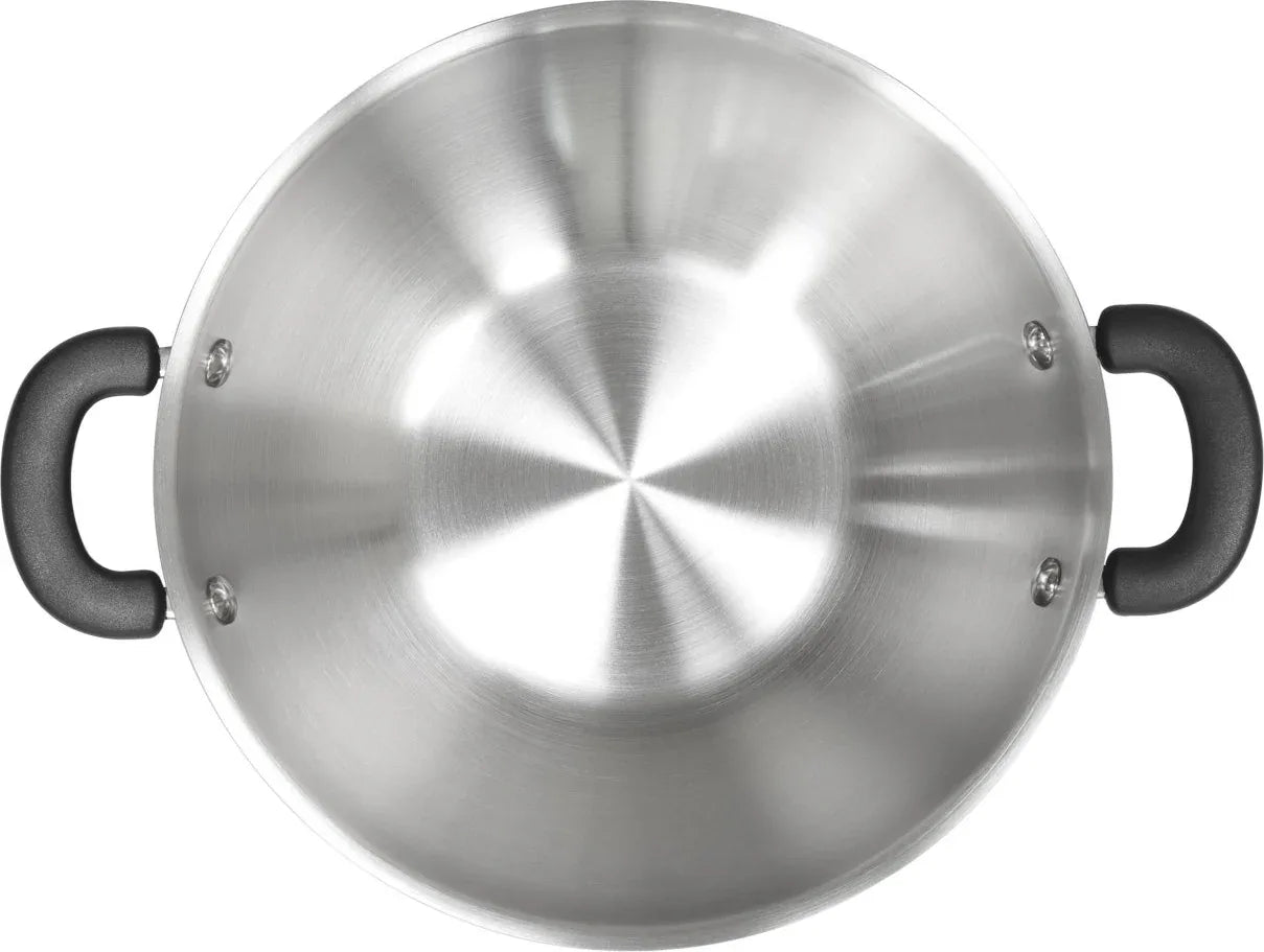 Centennial Stainless steel Induction Suitable Kadai 22Cm 2.5Ltr in Blue Colour - HomeTown