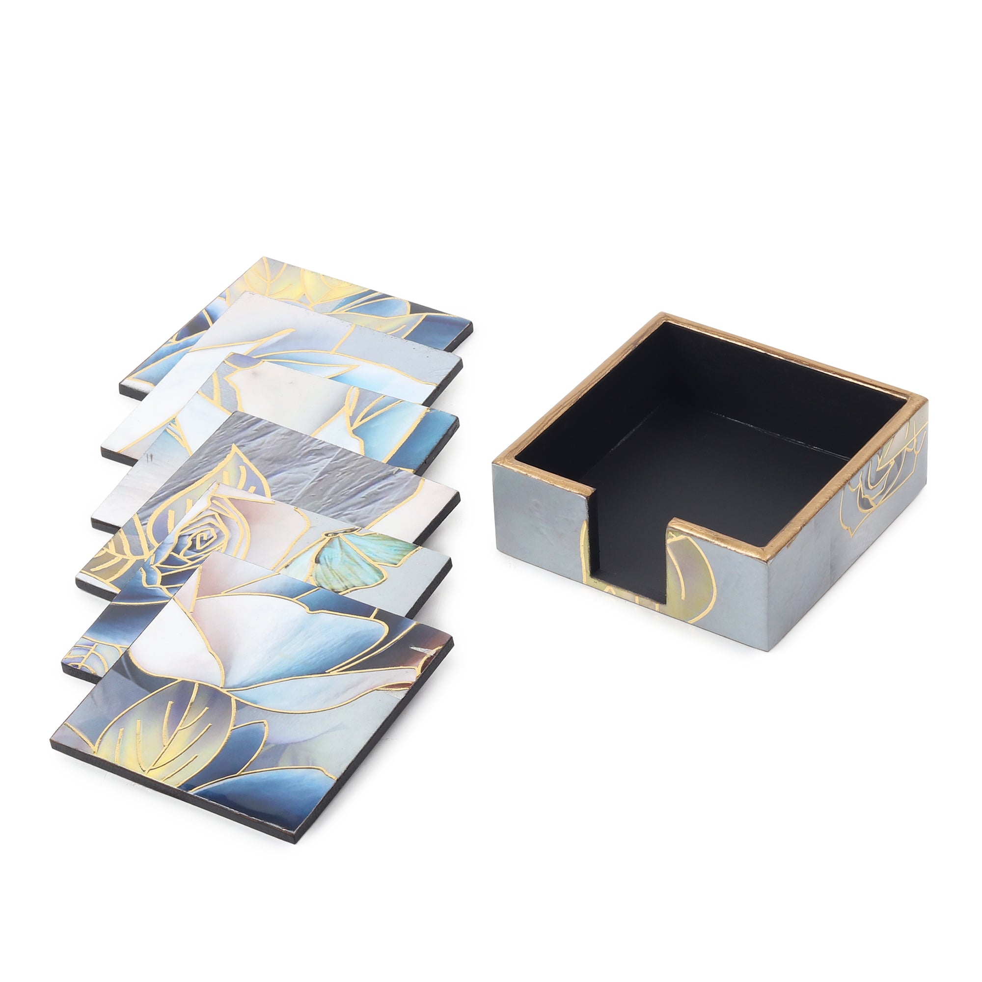 Azure Whisper Coaster Set of 6