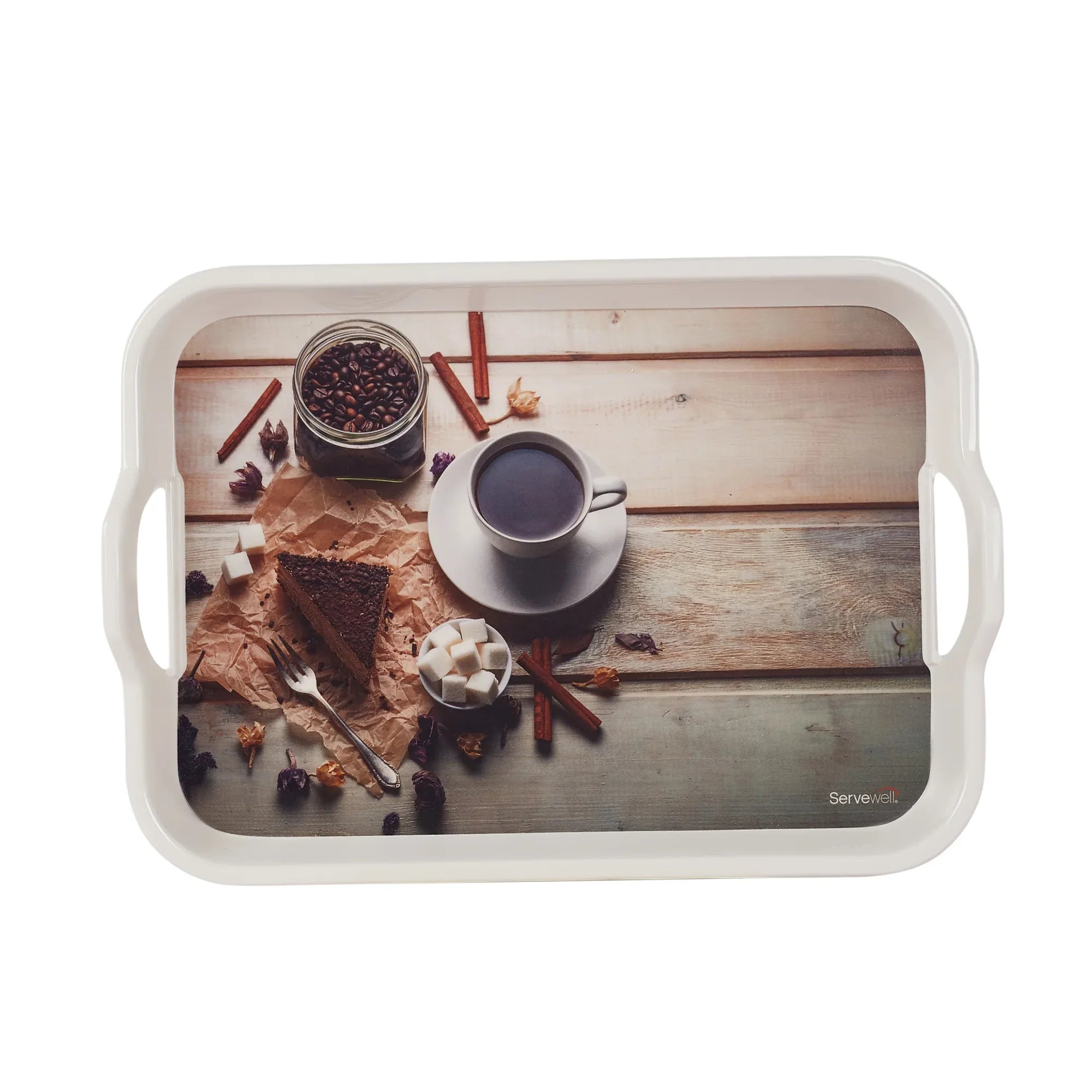 Handy Melamine Tray Set of 3 in Multi Colour - HomeTown