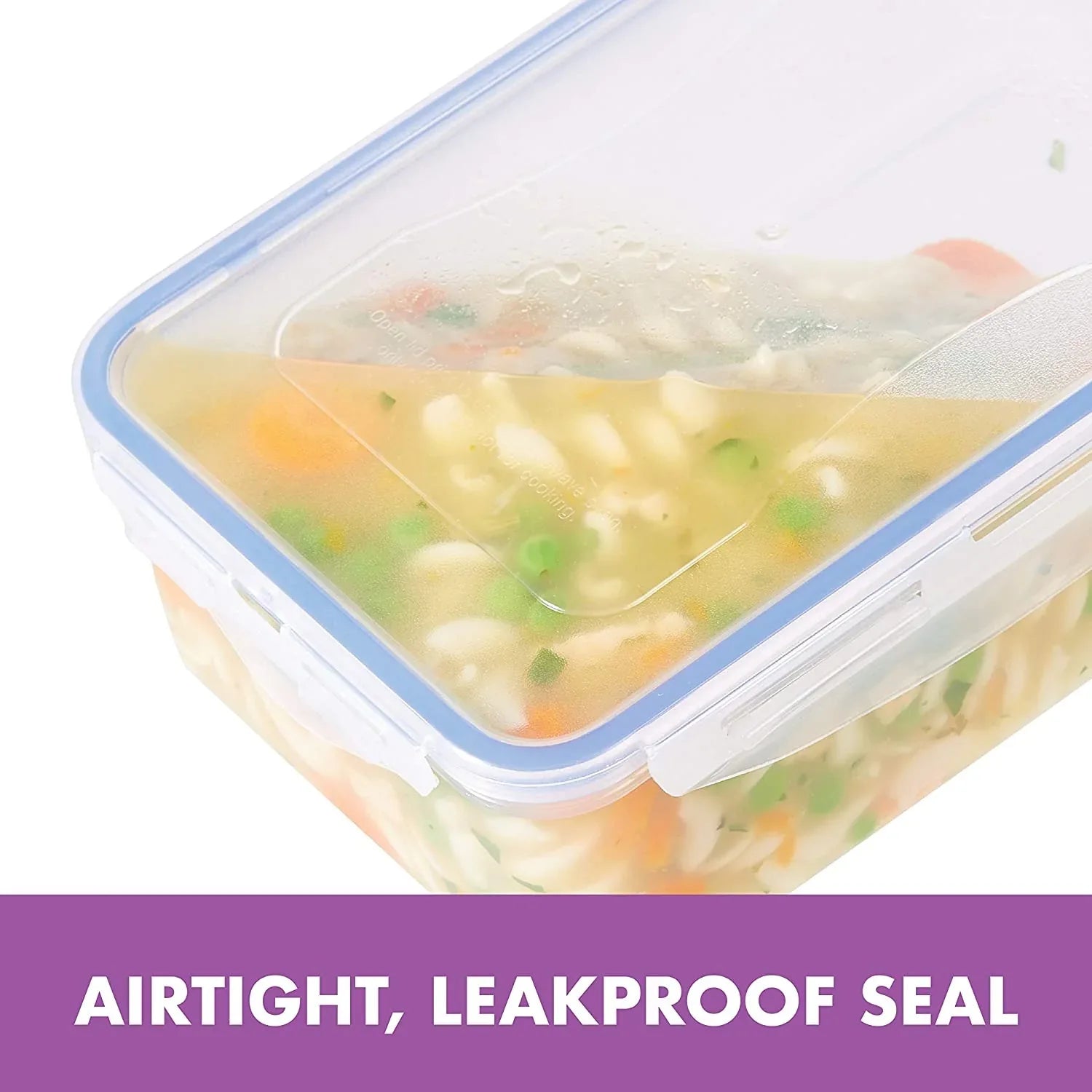 Modular BPA Free Airtight Plastic Square Container 600 ml in Transparent Colour - HomeTown