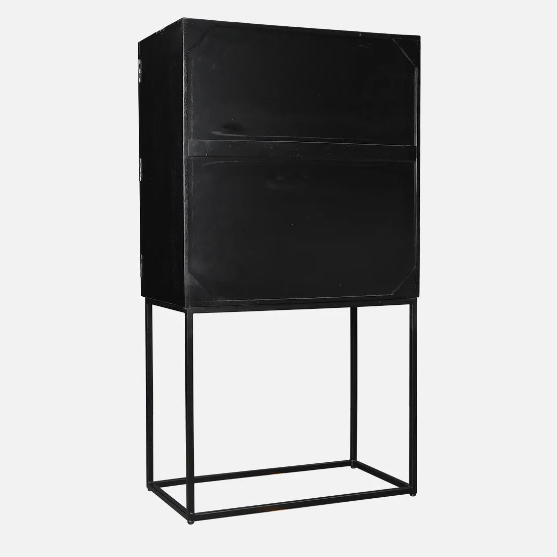 Ember Bar Unit in White and Black Colour - HomeTown