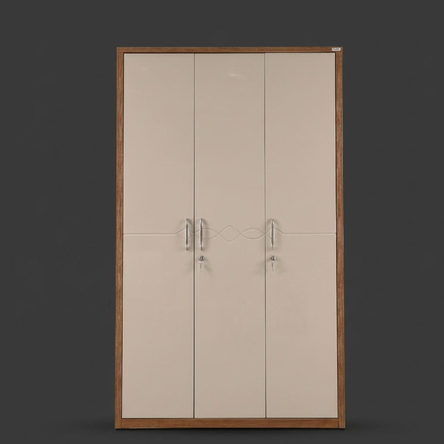 OPAL 3 DOOR WARDROBE CERAMIC HIGH GLOSS