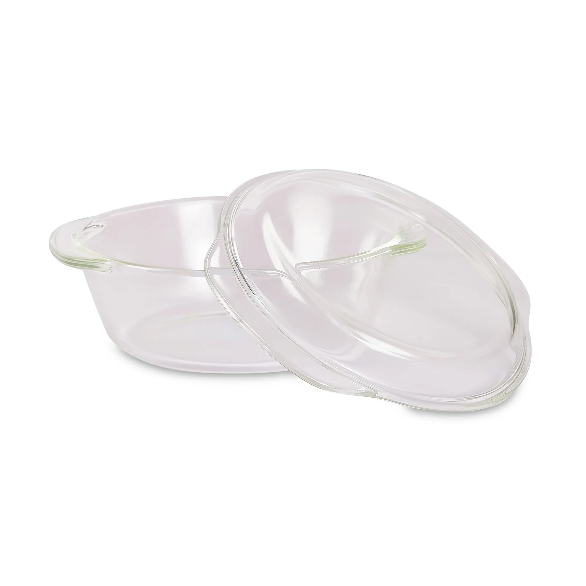 Fiesta Borosilicate Glass Casserole Set of 4 in Clear Colour - HomeTown