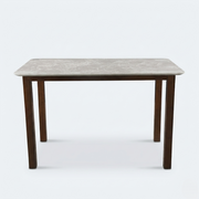 STONITA MARBLE TOP 6 STR DINNING TABLE