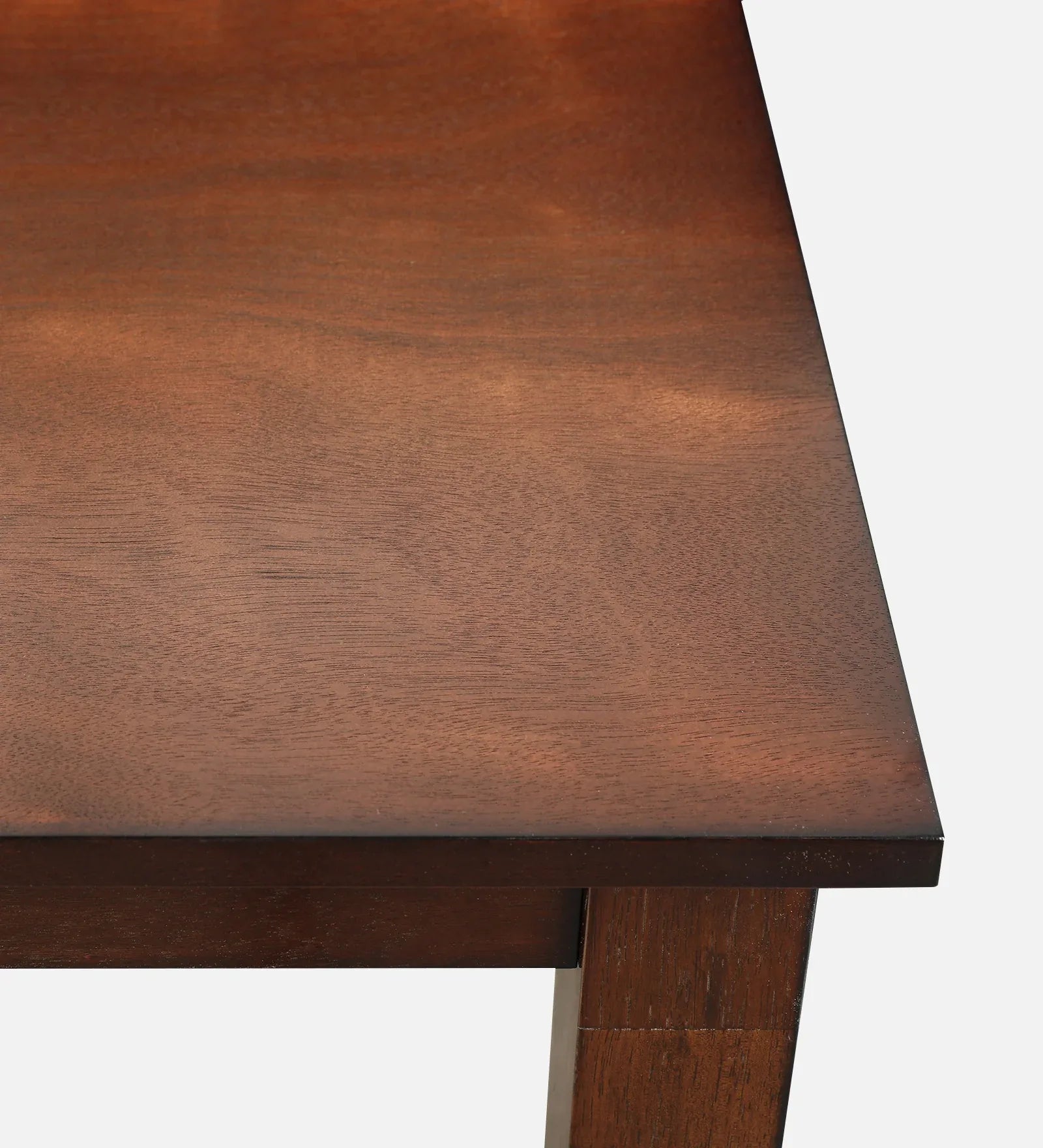 Aravali Rubberwood Six Seater Dining Table in Antique Cherry Colour - HomeTown