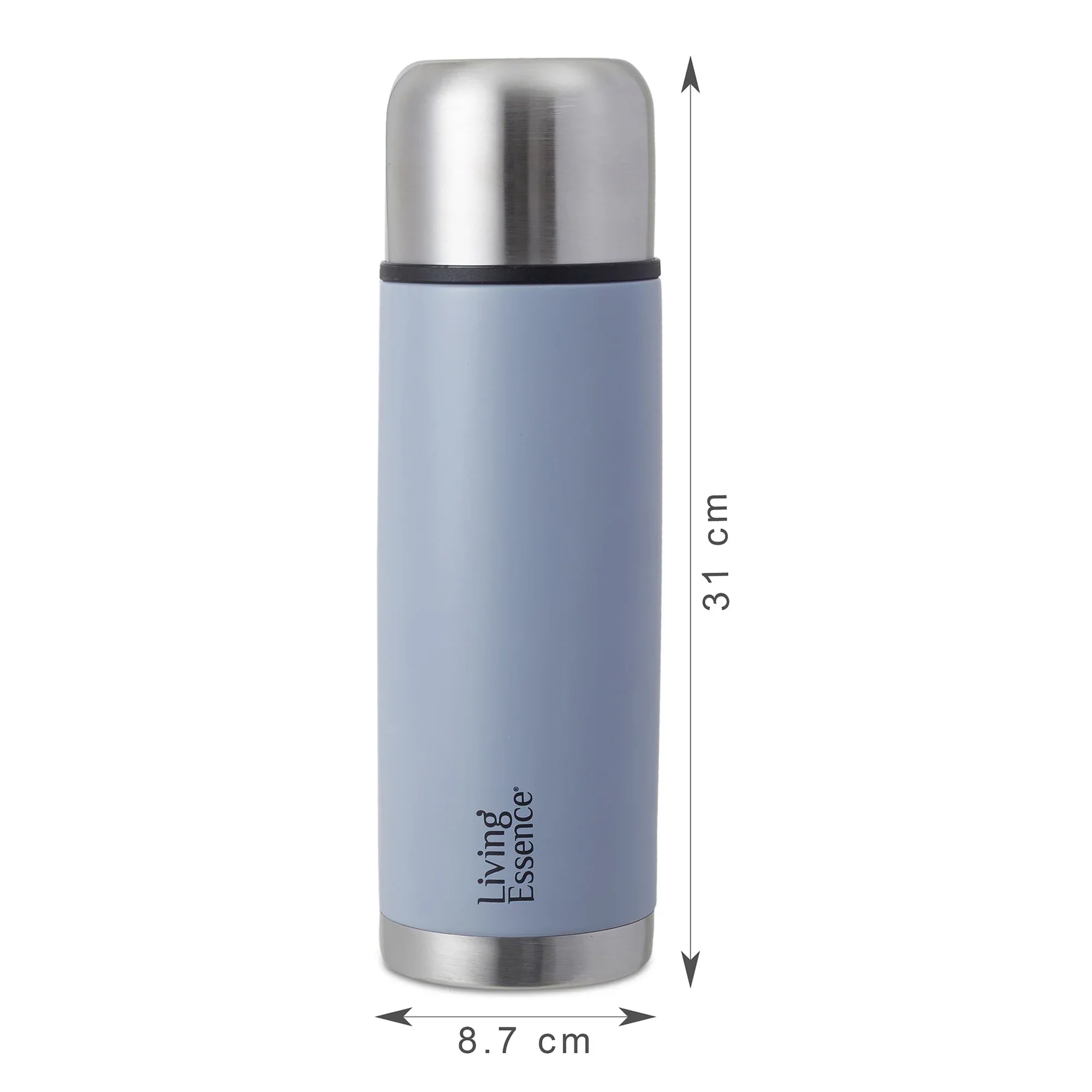 Fiesta Thermosteel Puro Vaccum Flask Combo Set of 2 in Grey Colour - HomeTown