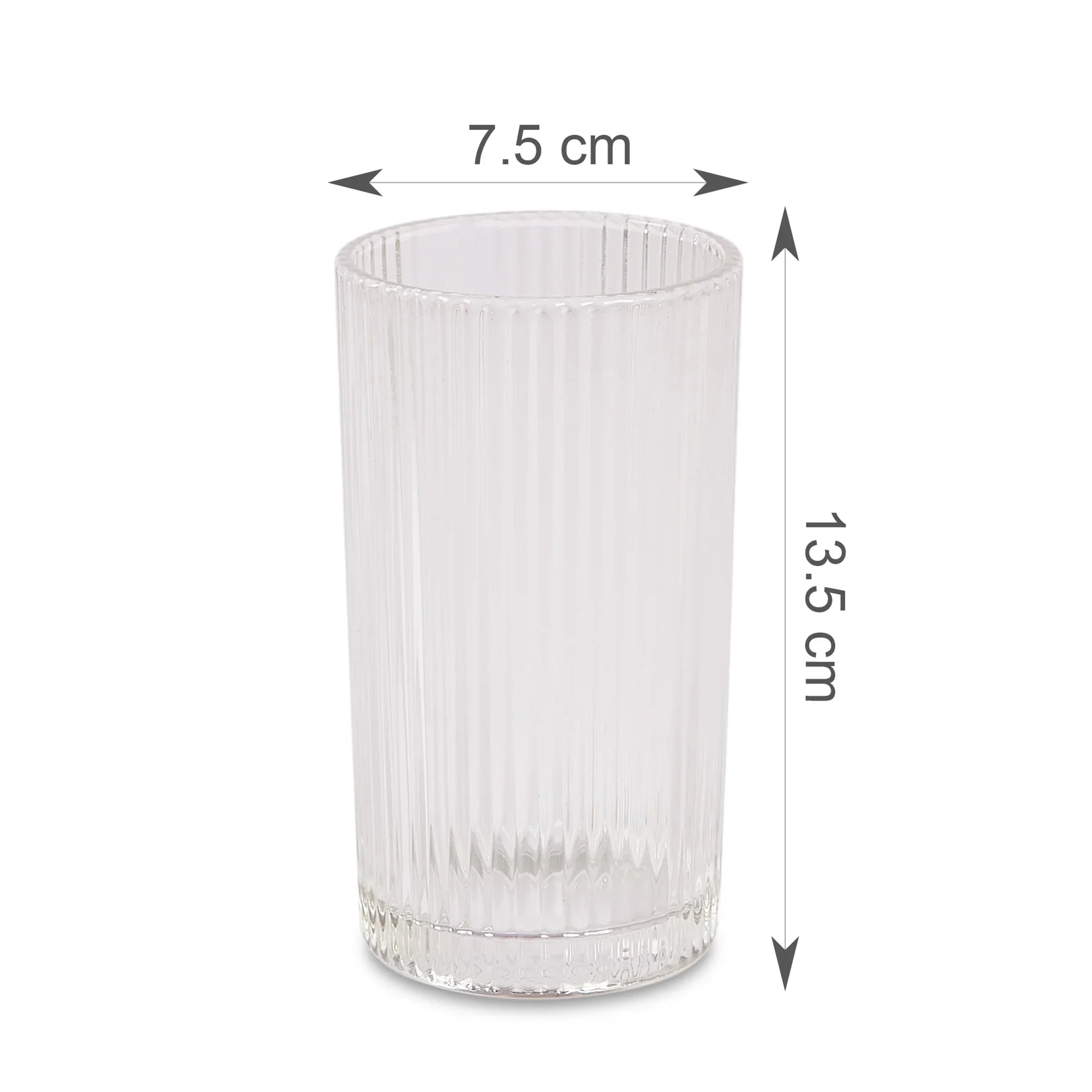 Sapphire Water Glass Set of 6 in Transparent Colour - HomeTown