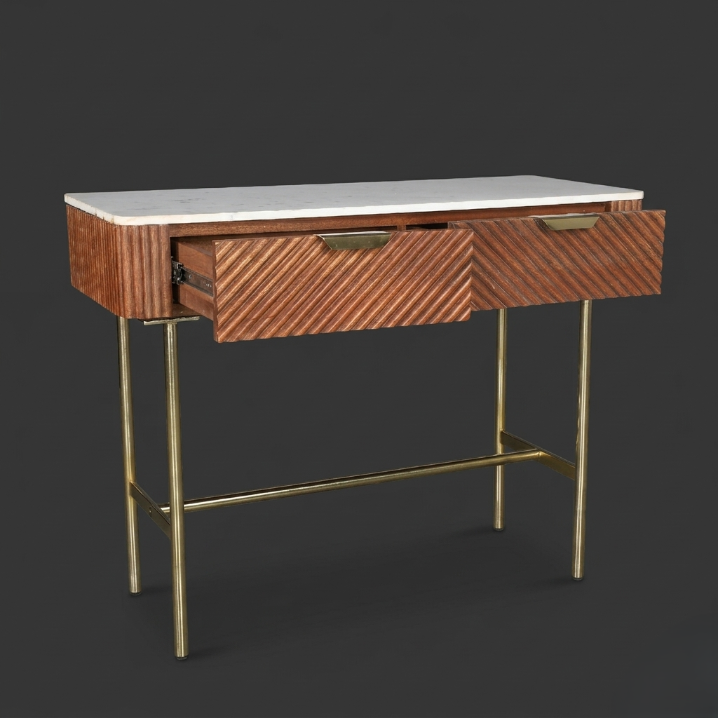 ARISTOTLE SOLIDWOOD CONSOLE TABLE