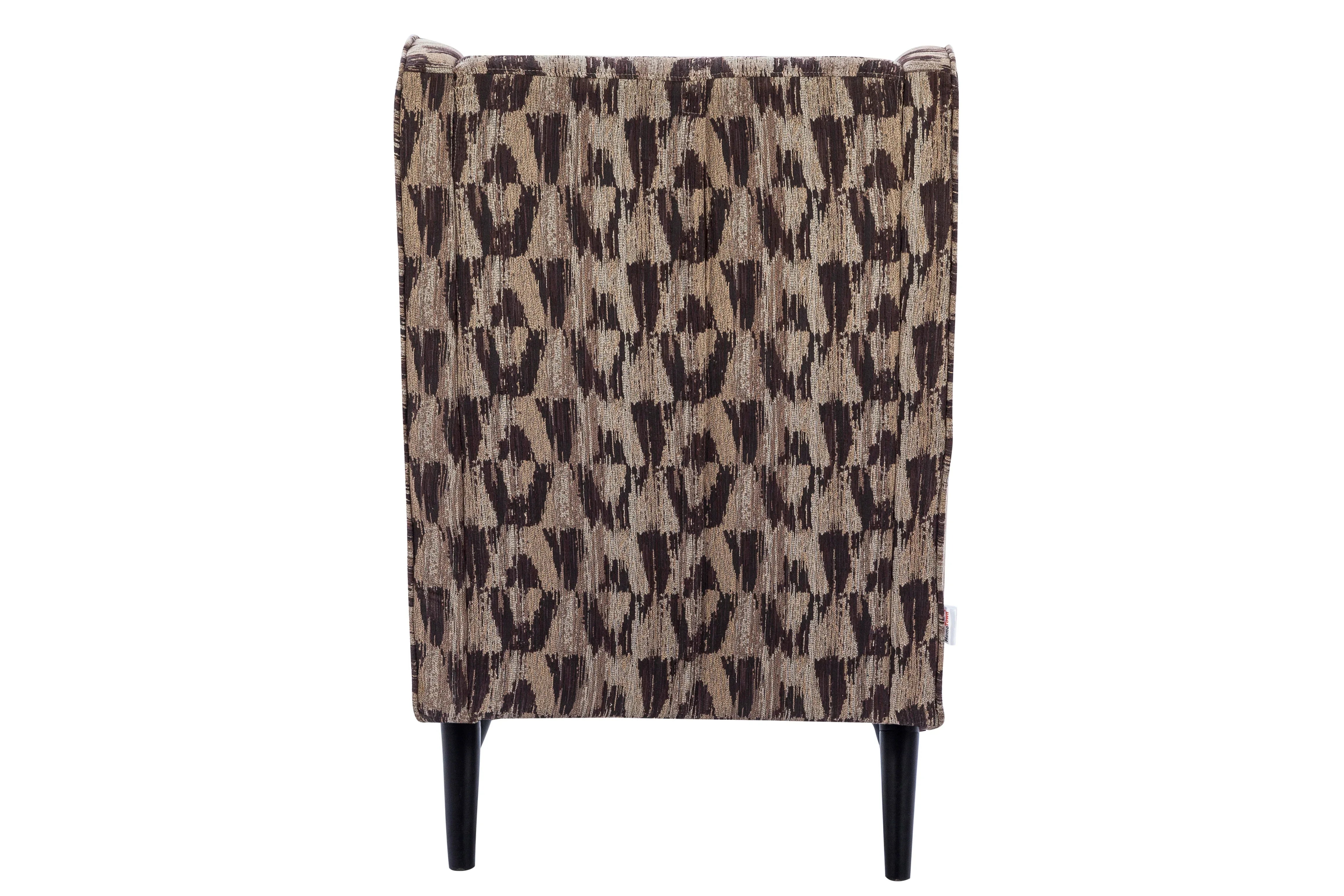 Charm Fabric Arm Chair in Brown Colour - HomeTown