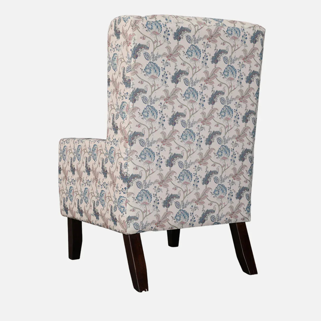 Daisy Fabric Wing Chair in Beige Colour - HomeTown