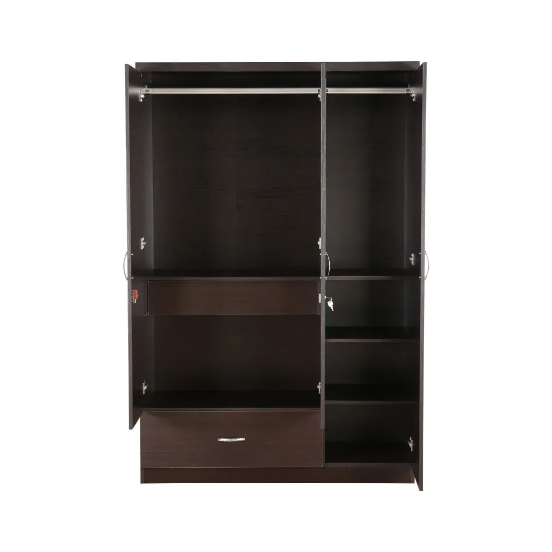 Utsav Three Door Wardrobe with Mirror - HomeTown