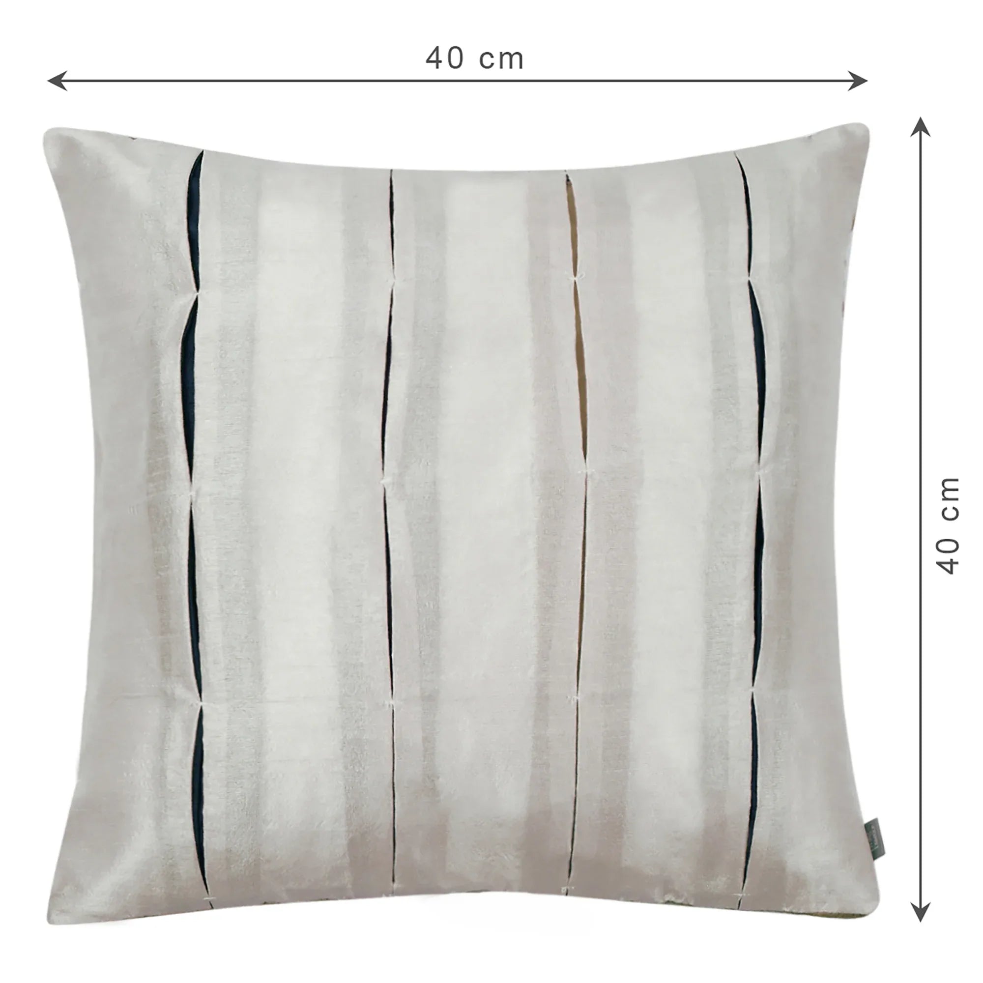 Milan Cushion Cover 40x40 Cm in Off White Colour - HomeTown
