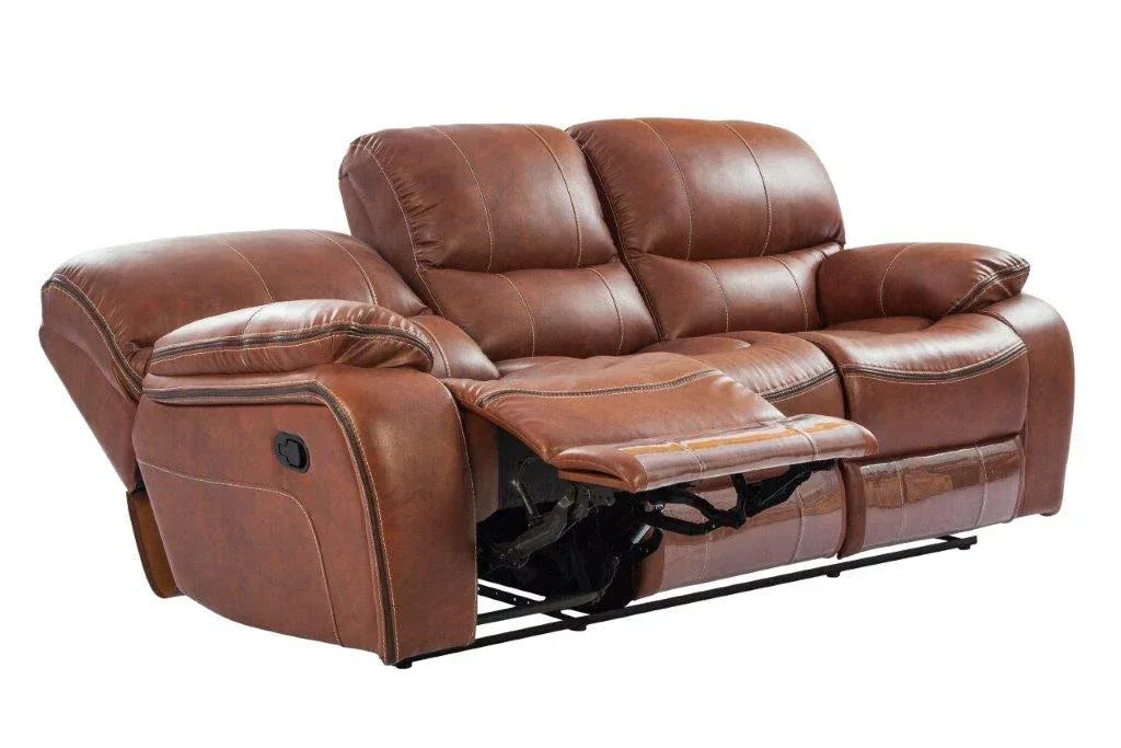 Tigris Leatherette Recliner In Brown Colour - HomeTown