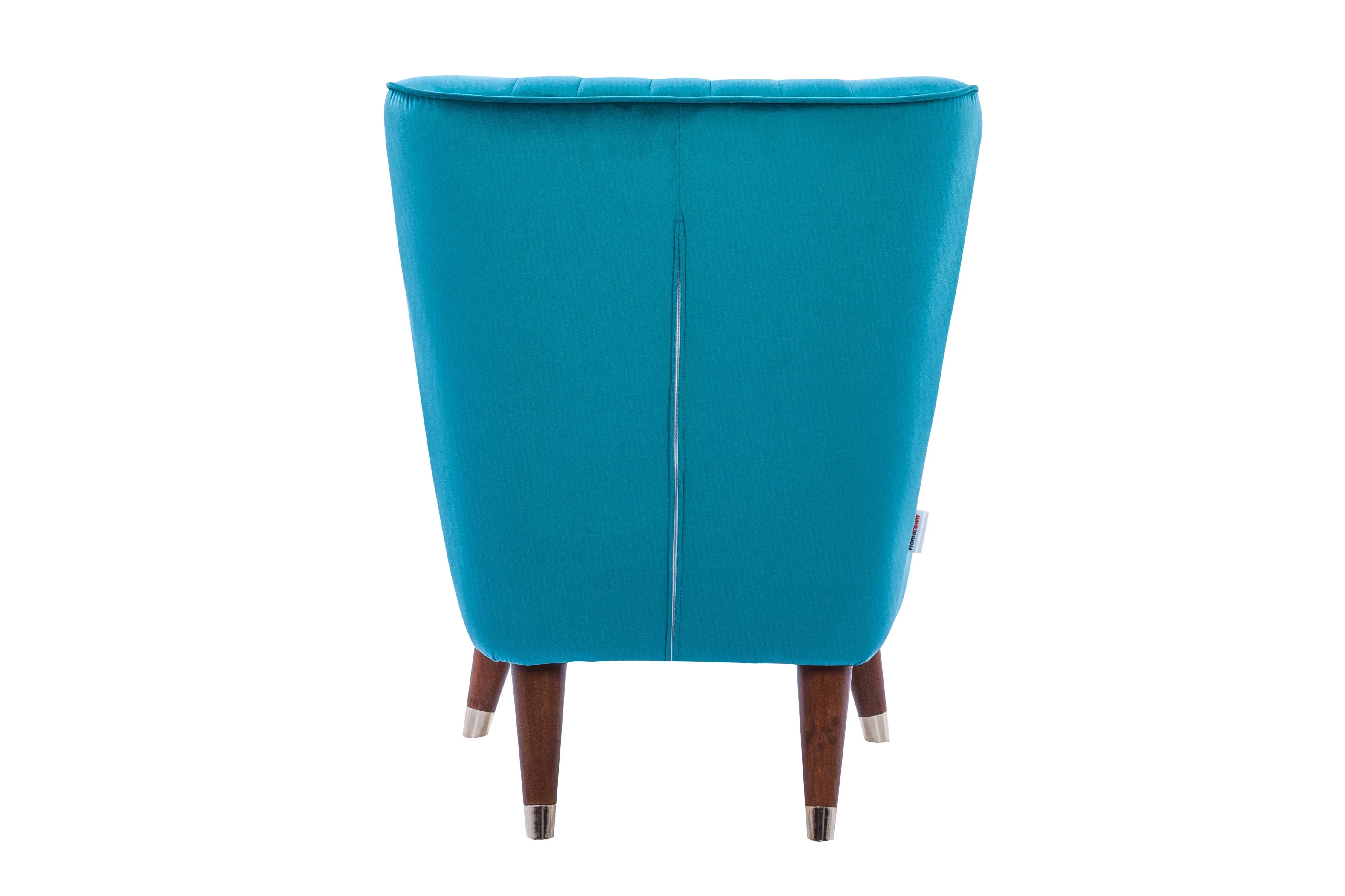 Jane Velvet Accent Chair in Sea Green Colour