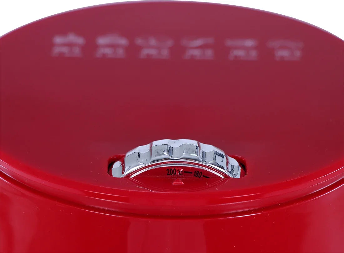 Crimson Edge Non-Stick Compact Air Fryer 1.8Ltr 1000W in Red Colour by Wonderchef - HomeTown