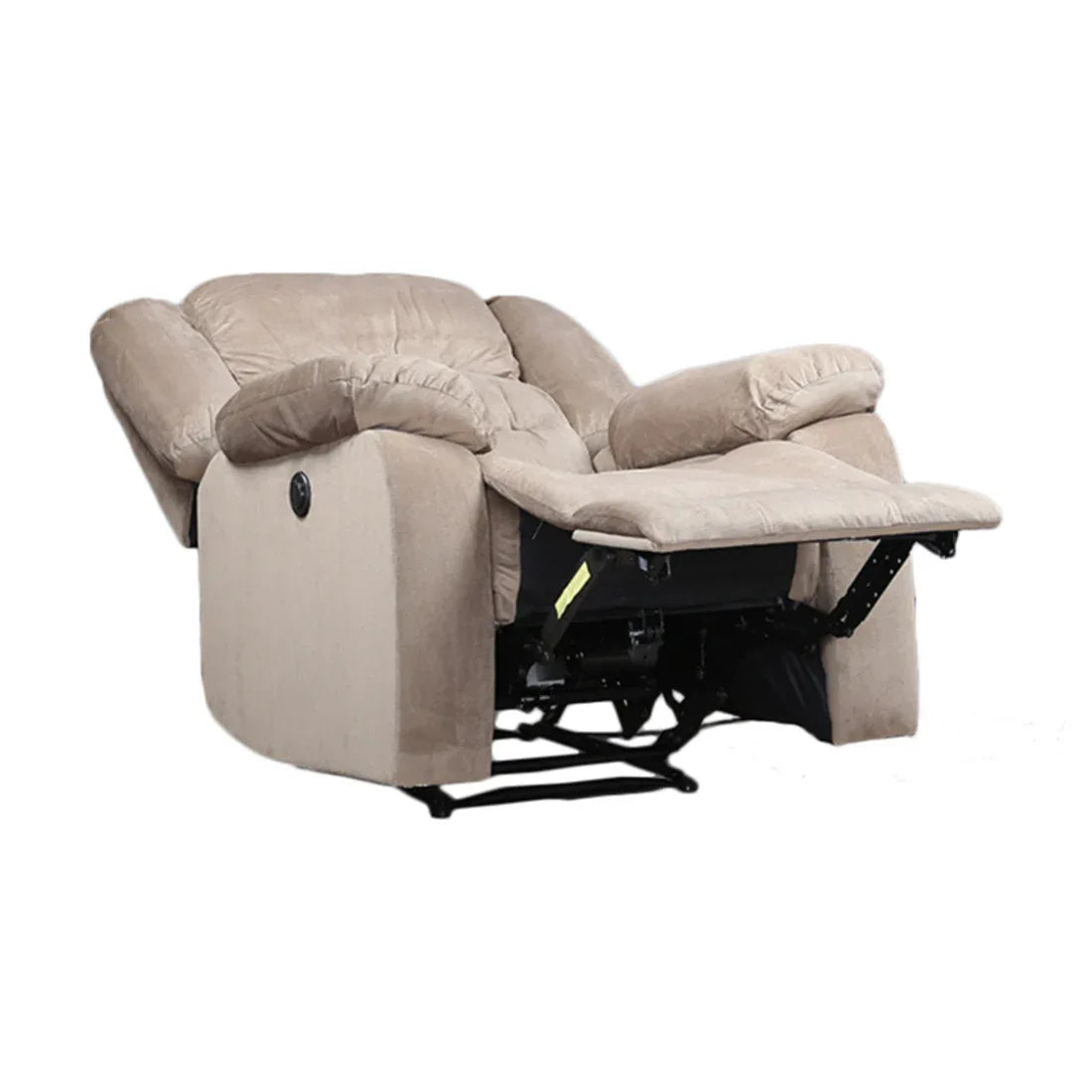 Bradford Fabric Single Seater Recliner in Beige Colour - HomeTown
