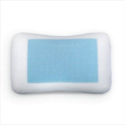 Serenity Gel Memory Foam Mini Pillow 55X35X11 Cms in White Colour - HomeTown