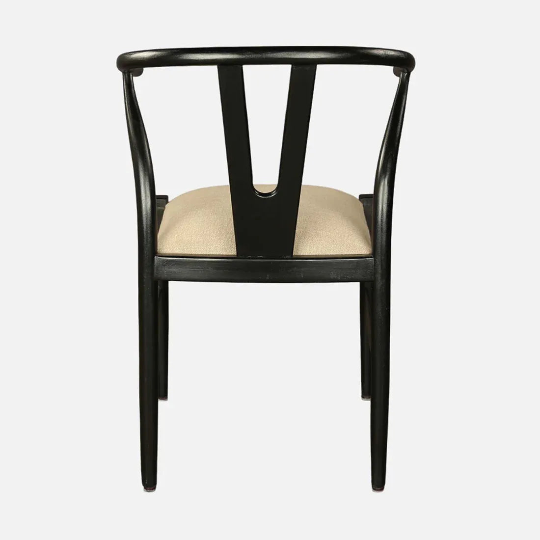 Kira Solidwood Wishbone Chair in Walnut Colour - HomeTown