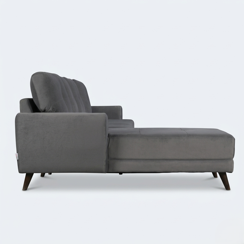 RIGA LYRA FAB LOUNGER LARGE D GREY RH