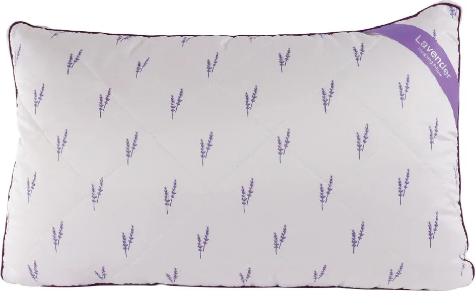 Lavender Pillow 46X68 Cm in White Colour - HomeTown