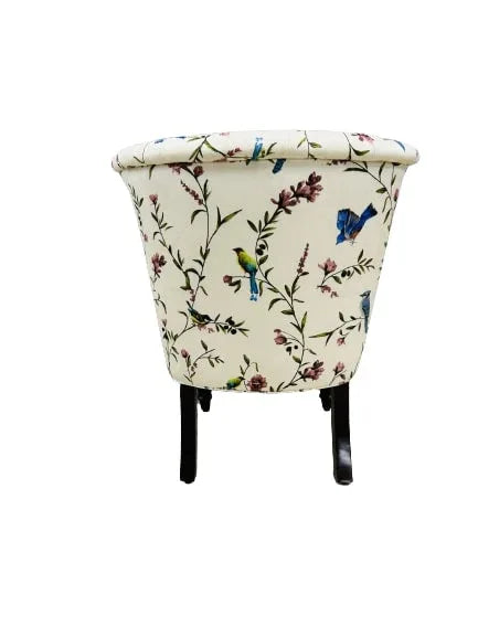 Seine Fabric Accent Chair in Beige Colour - HomeTown
