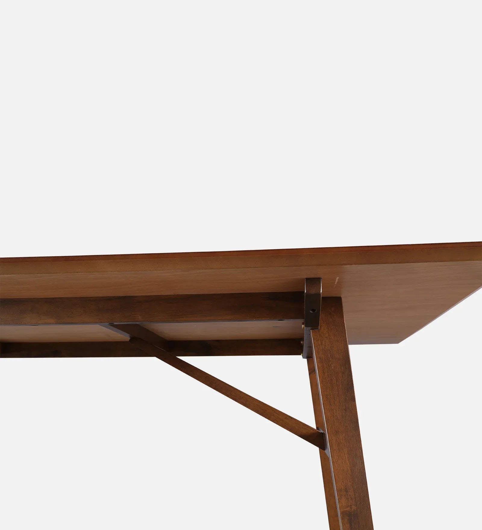 Lillian Solidwood Six Seater Dining Table in Walnut Colour - HomeTown