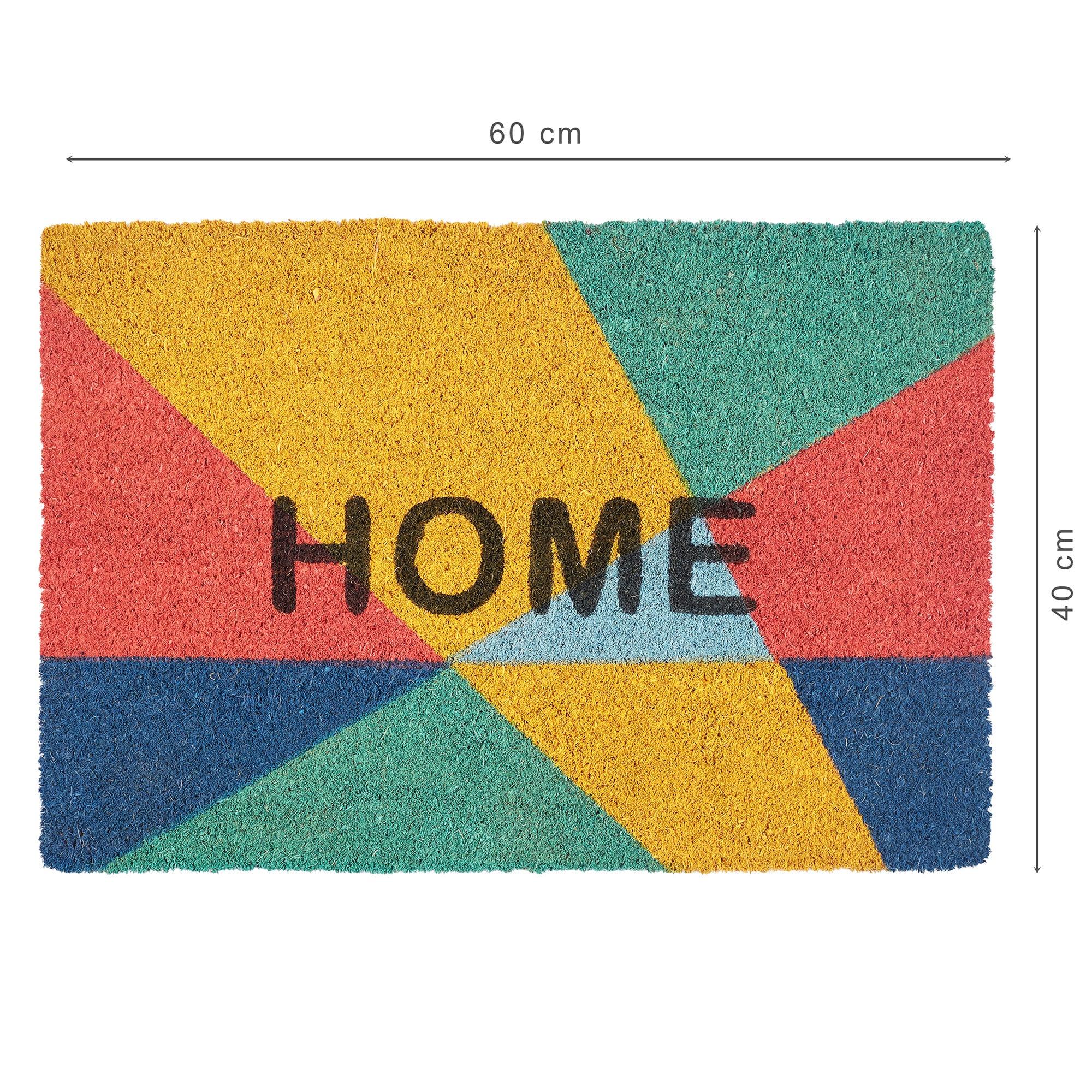 Natura Home Printed Coir Doormat 40x60 CM in Multi Colour - HomeTown