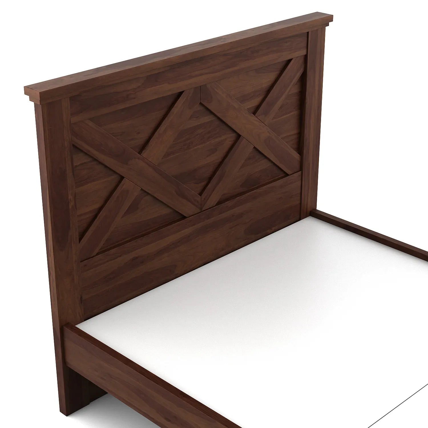 Antwerp Single Bed Without Storage in Sheesham Colour - HomeTown